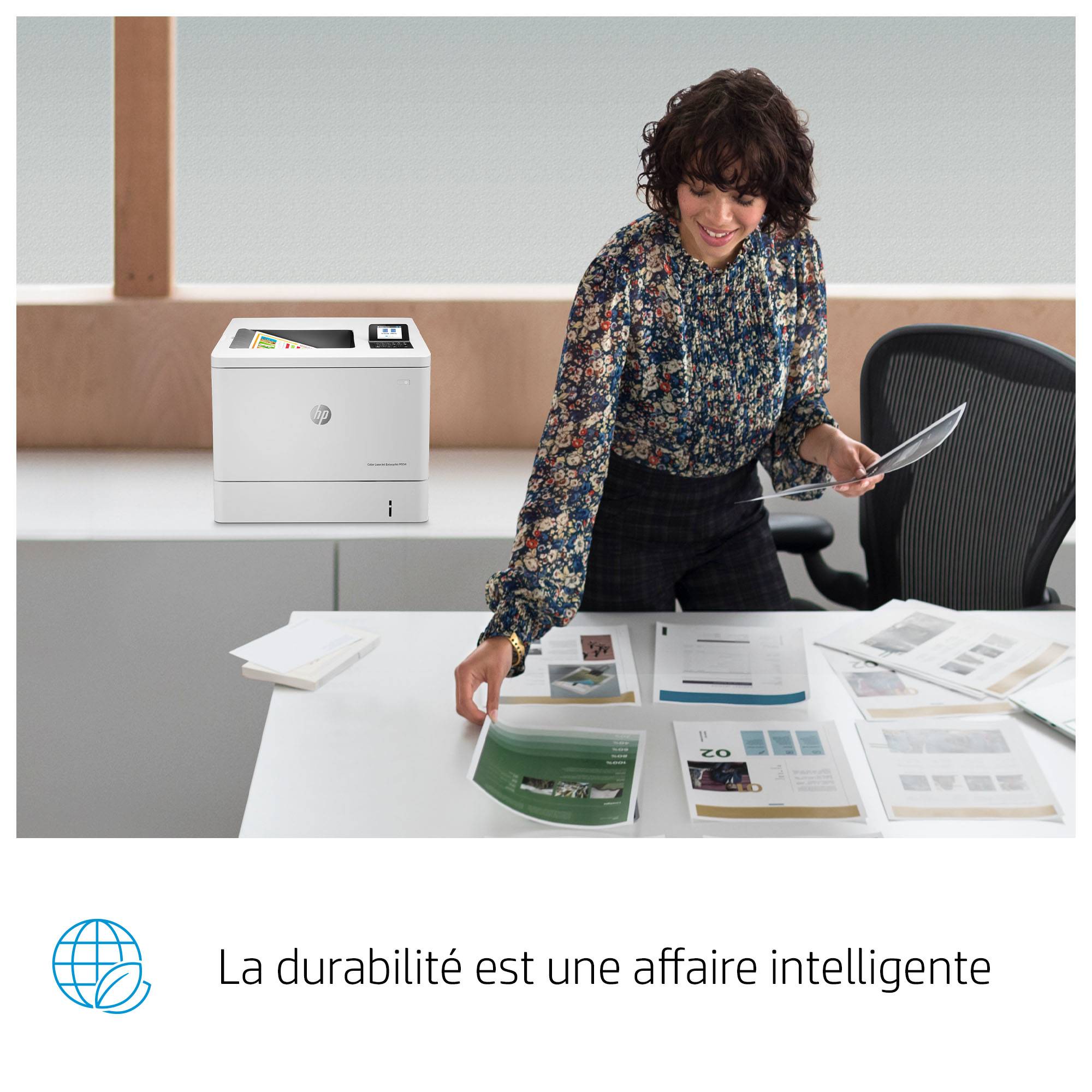 Rca Informatique - image du produit : LASERJET COLOR M554DN ENTERPRISE 38PPM A4