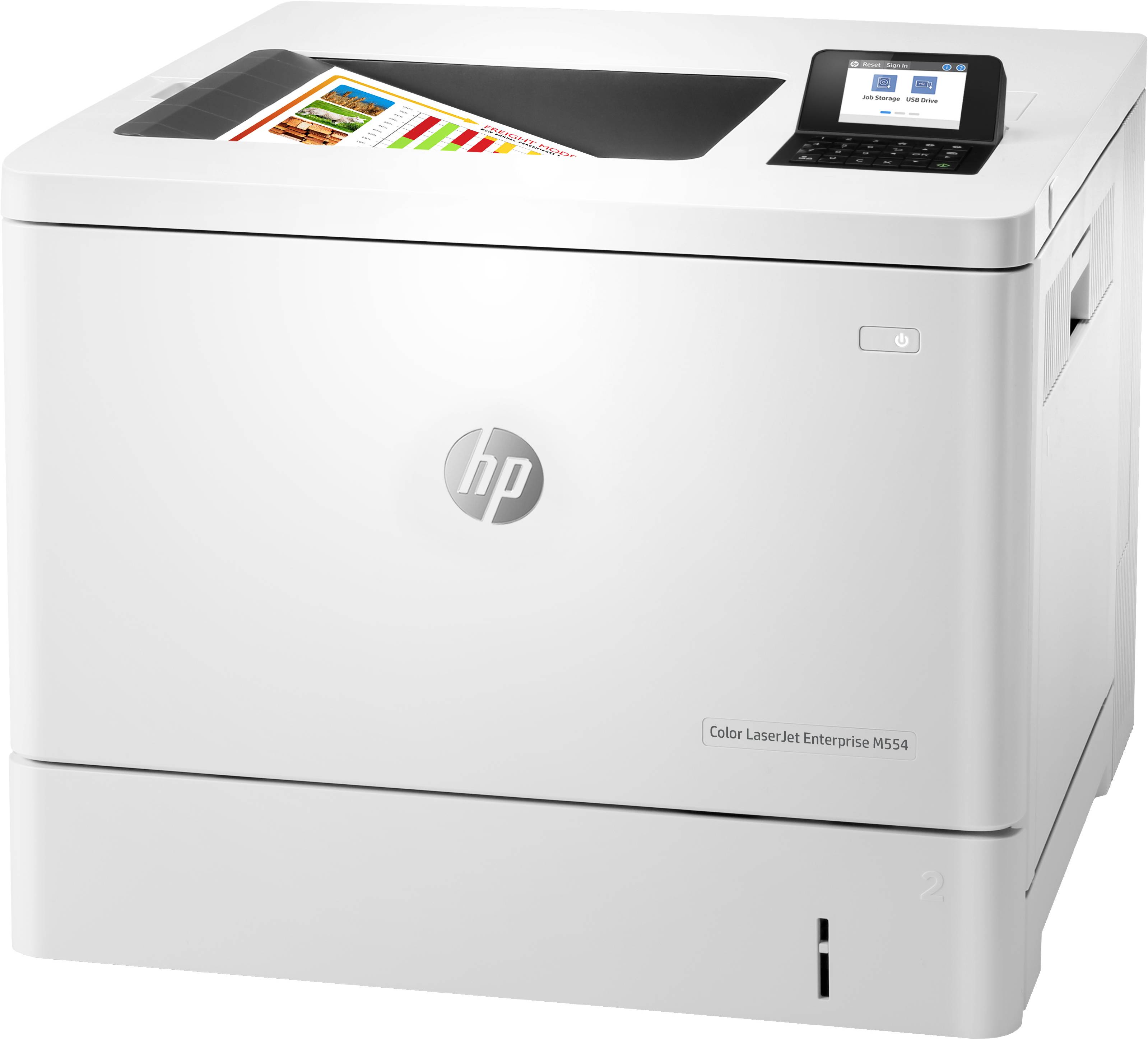 Rca Informatique - image du produit : LASERJET COLOR M554DN ENTERPRISE 38PPM A4