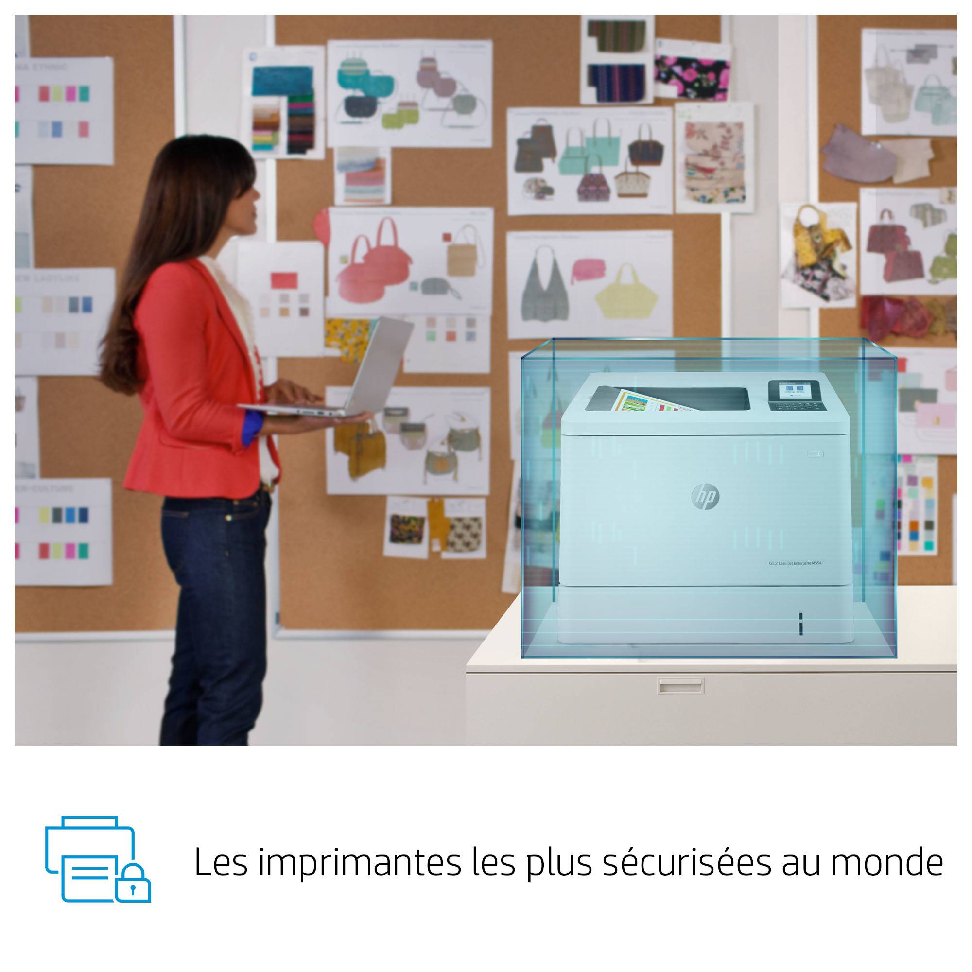 Rca Informatique - image du produit : LASERJET COLOR M554DN ENTERPRISE 38PPM A4