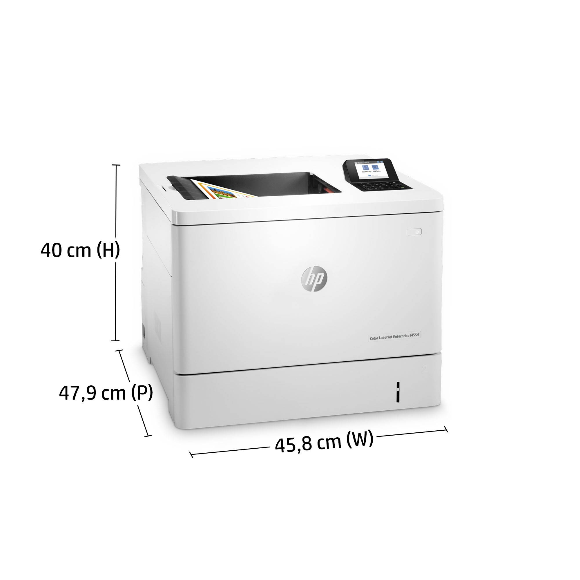 Rca Informatique - image du produit : LASERJET COLOR M554DN ENTERPRISE 38PPM A4