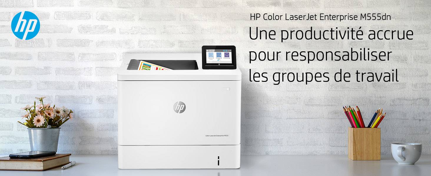 Rca Informatique - image du produit : LASERJET COLOR M555DN ENTERPRISE 40PPM A4