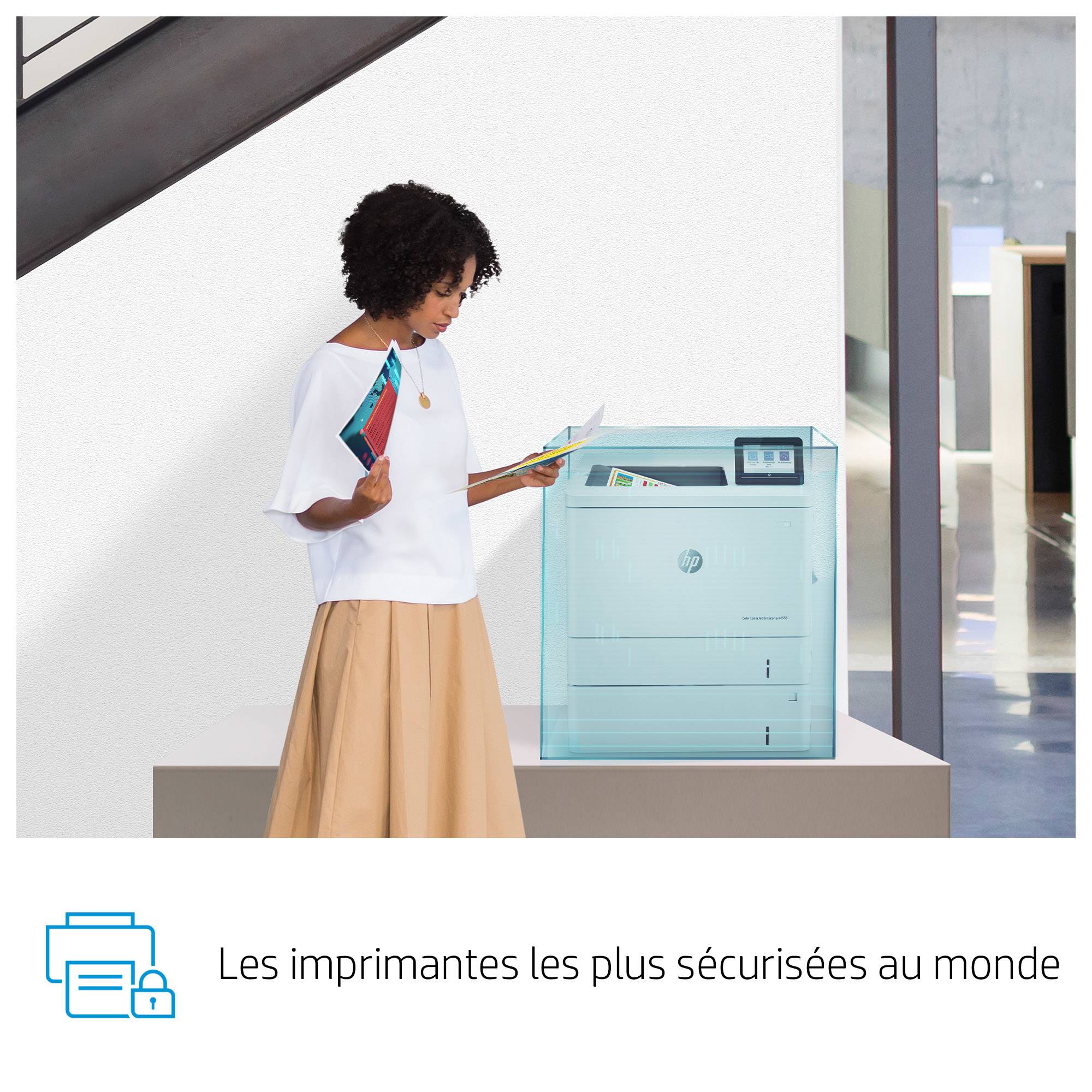 Rca Informatique - image du produit : COLOR LASERJET M555X A4 38PPM A4 1200X1200 DPI DUPLEX