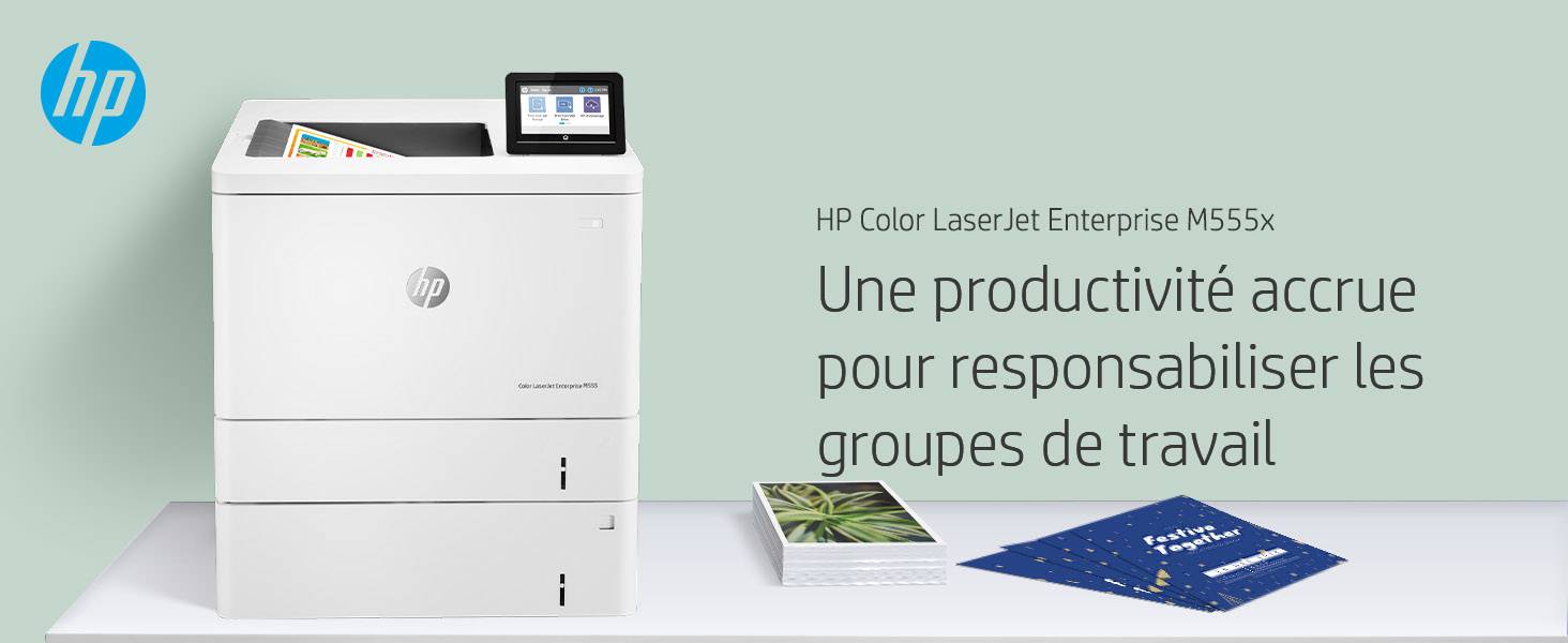 Rca Informatique - image du produit : COLOR LASERJET M555X A4 38PPM A4 1200X1200 DPI DUPLEX