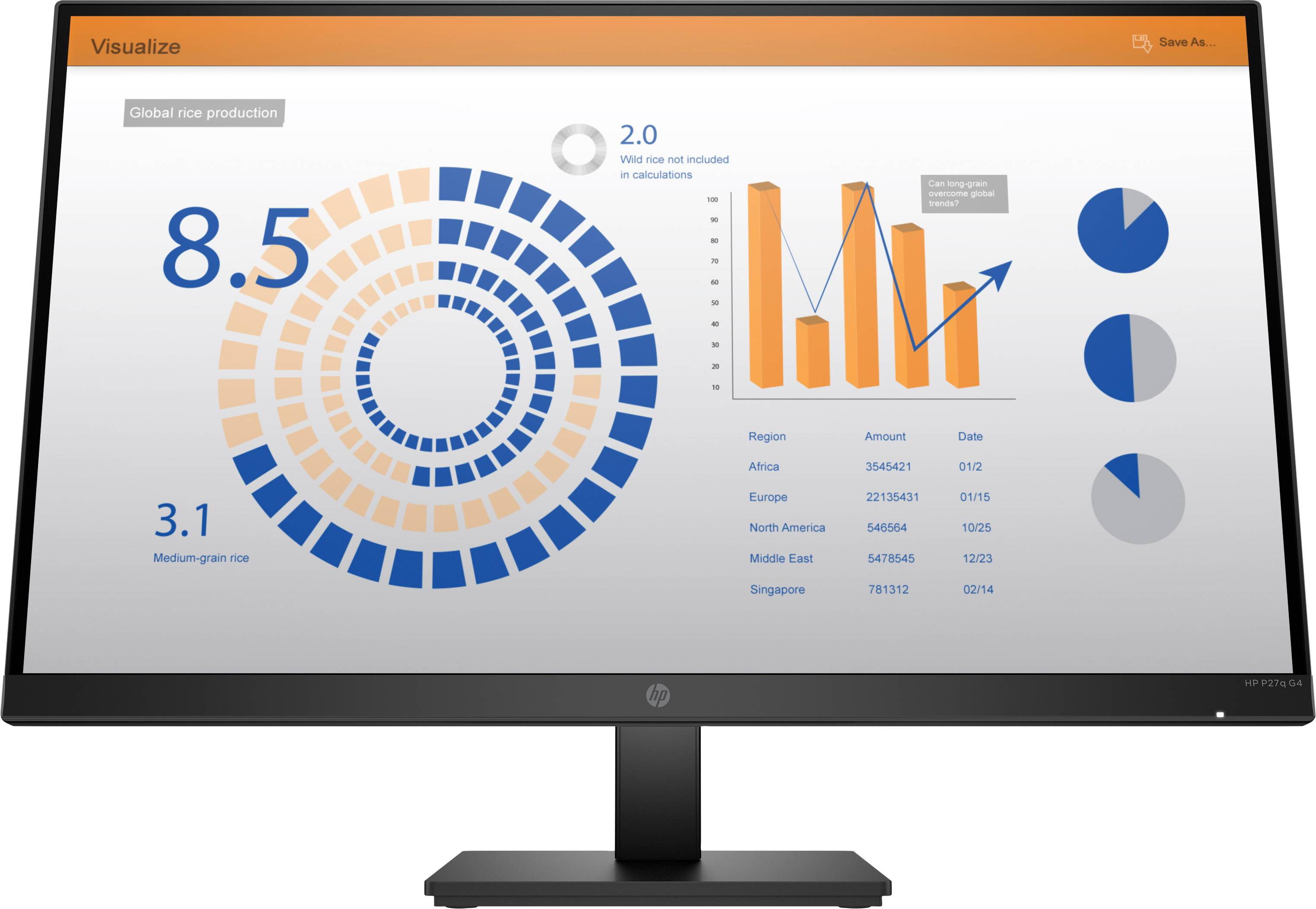 Rca Informatique - image du produit : P27Q G4 QHD MONITOR EN