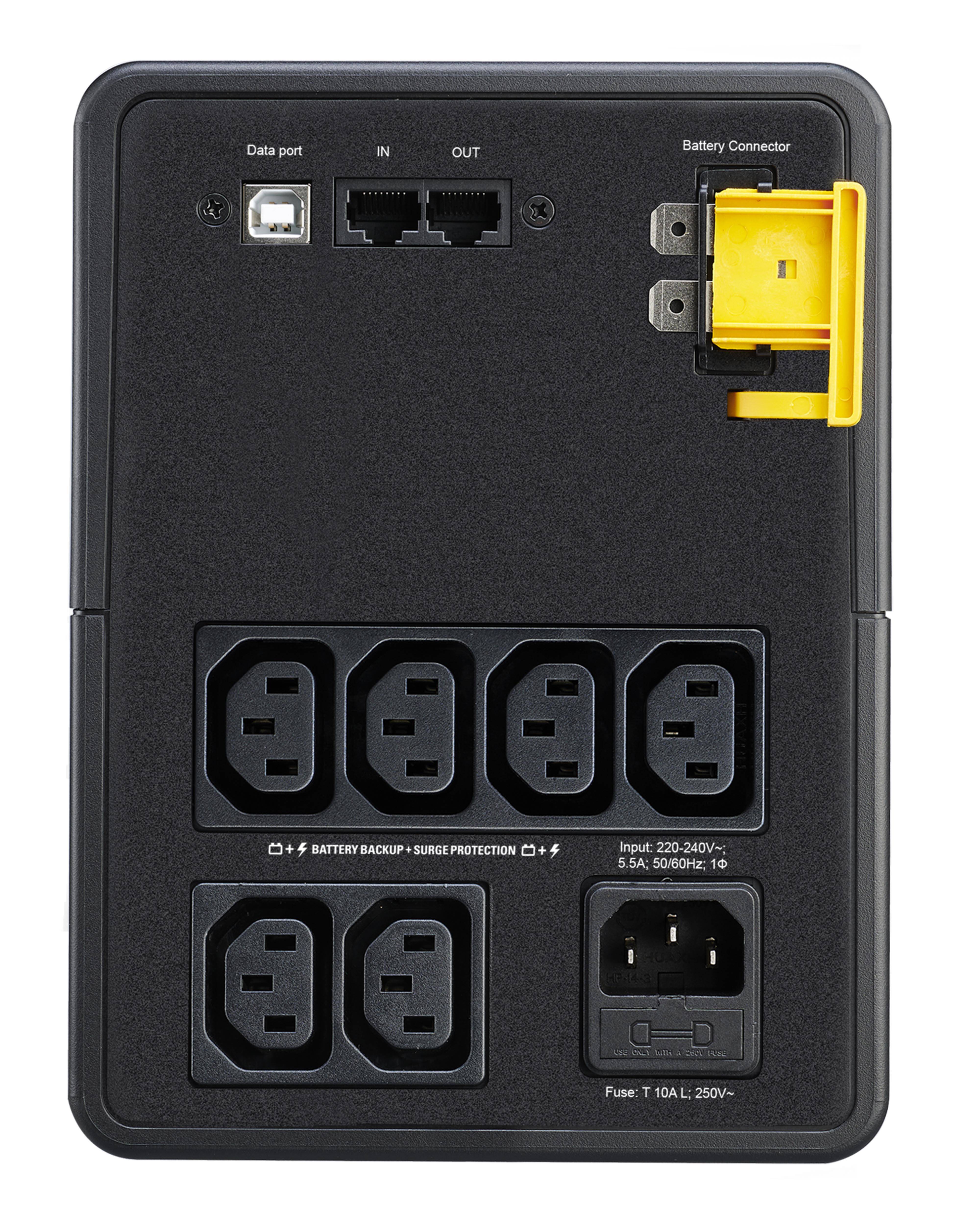 Rca Informatique - image du produit : APC BACK-UPS 1200VA 230V AVR IEC SOCKETS