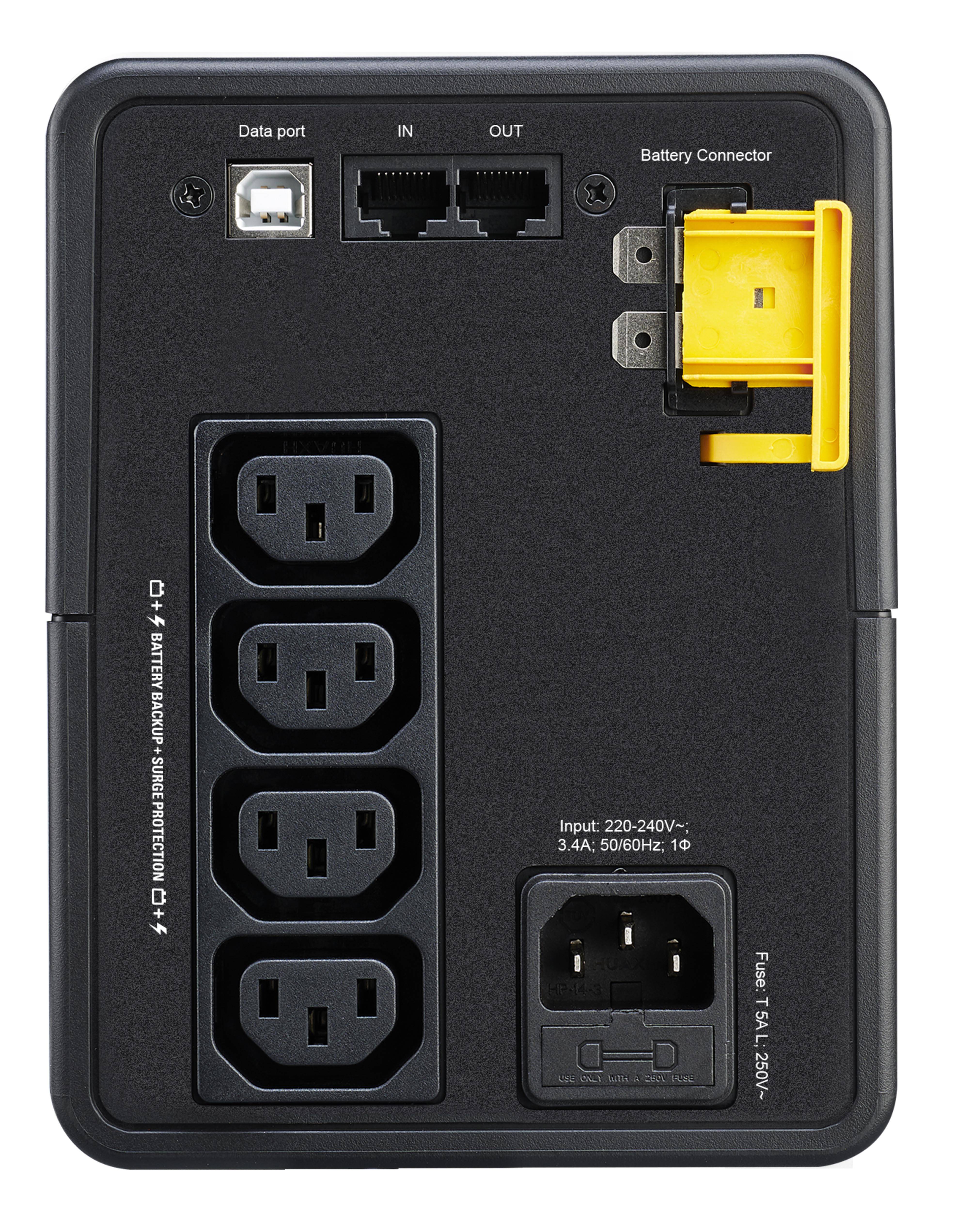 Rca Informatique - image du produit : APC BACK-UPS 750VA 230V AVR IEC SOCKETS