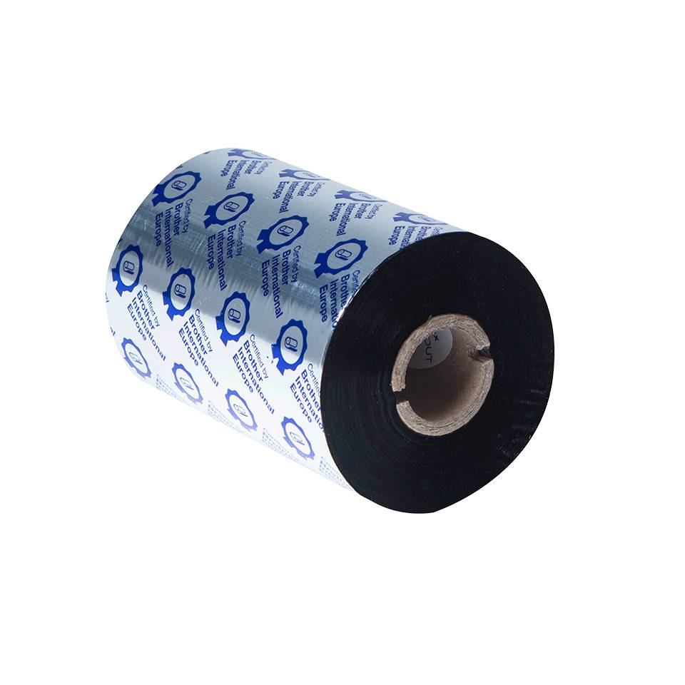 Rca Informatique - image du produit : STANDARD WAX/RESIN BLACK LENGTH 450 M 110MM TJ TRANSFER RIBBONS