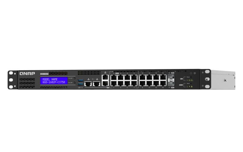 Rca Informatique - image du produit : QGD-1602-C3558: 8 2.5GBE PORTS 8 1GBE PORTS 2 SFP+ 10GBE. 86W T