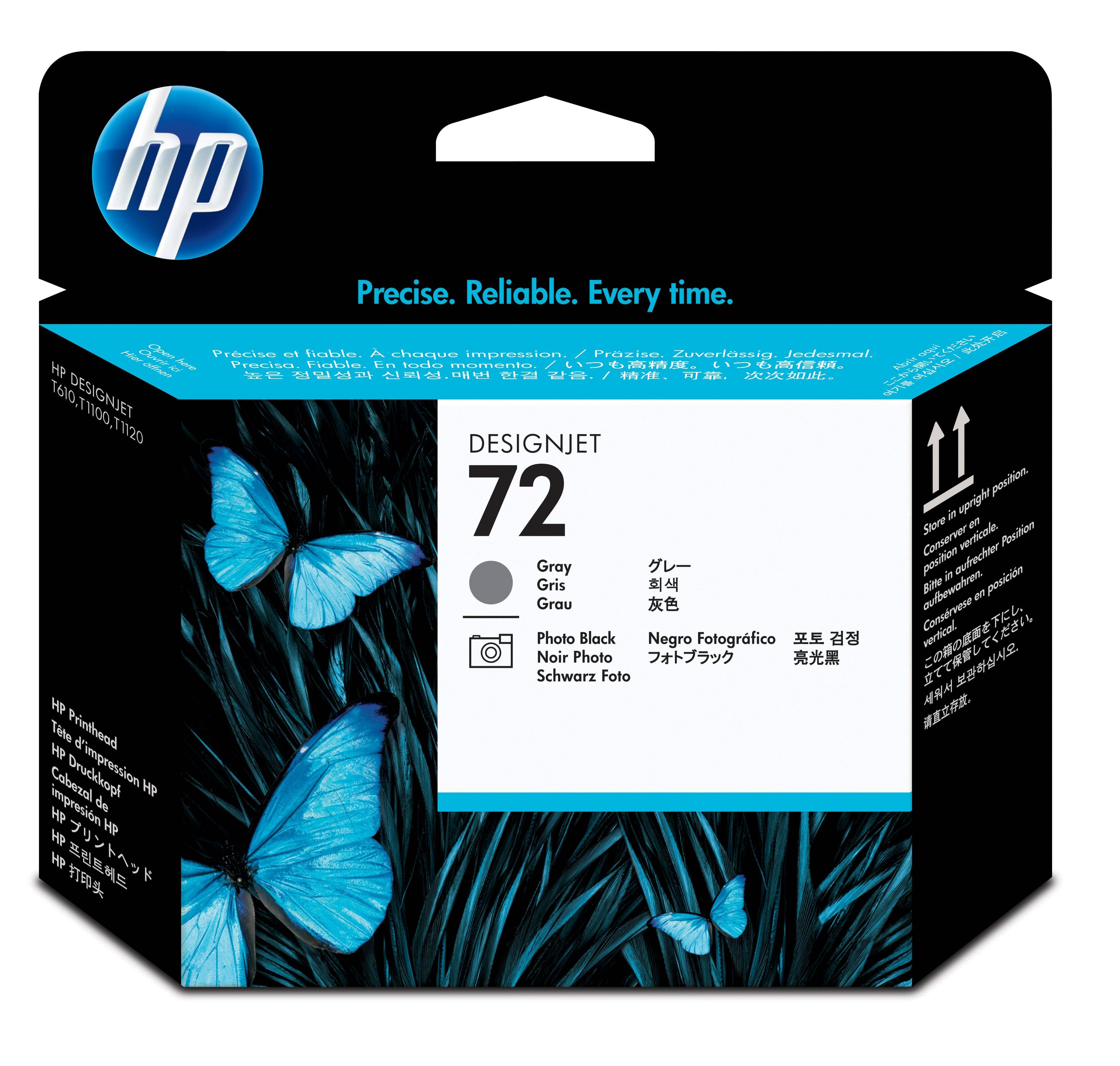 Rca Informatique - image du produit : HP 72 GREY AND PHOTO BLACK PRINTHEAD