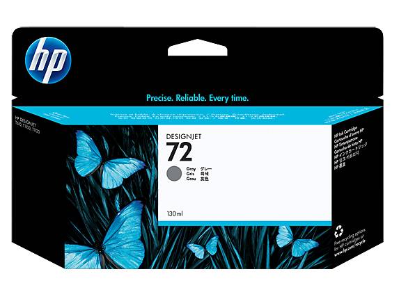 Rca Informatique - Image du produit : HP 72 GREY INK CARTRIDGE 130 ML WITH VIVERA INK