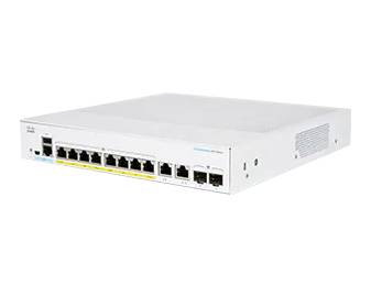 Rca Informatique - Image du produit : CBS350 MANAGED 8-PORT G E POE EXT PS 2X1G COMBO