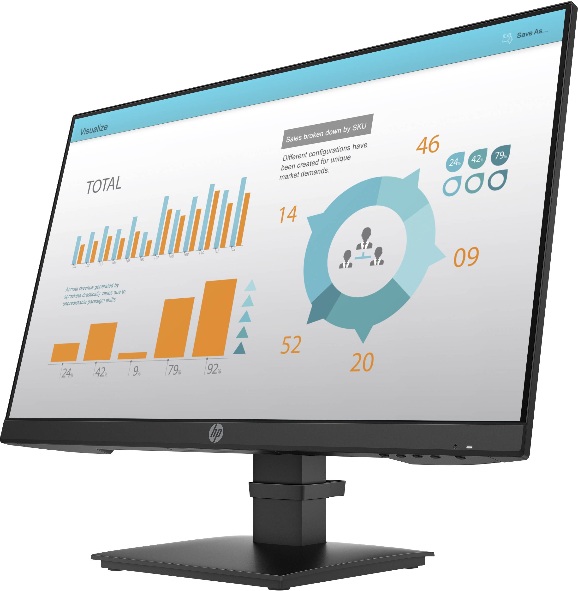 Rca Informatique - image du produit : MNTR P24 G4 FHD IN