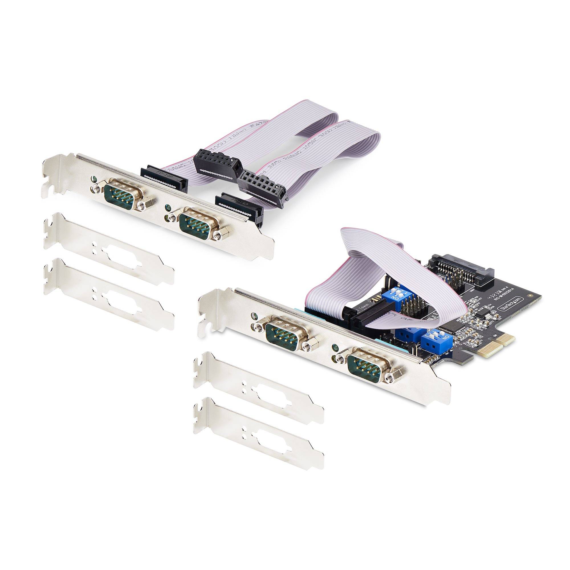 Rca Informatique - image du produit : CARTE SERIE PCIE A 4 PORTS CA RTE 4 PORTS RS232/RS422/RS485