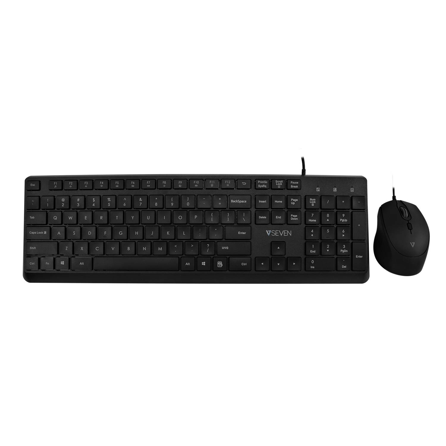 Rca Informatique - image du produit : USB PRO KEYBOARD MOUSE COMBO US QWERTY US ENGLISH LASERED KEYCAP