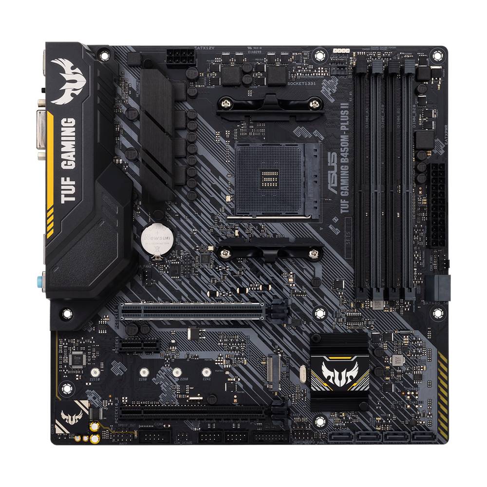 Rca Informatique - Image du produit : TUF GAMING B450M-PLUS II ATX +2GLN+U3.2+M2 SATA6+4XDDR7