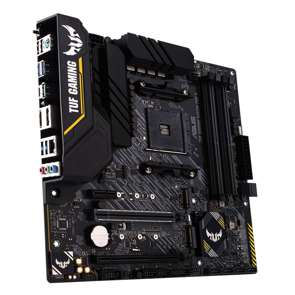 Rca Informatique - image du produit : TUF GAMING B450M-PRO II ATX +2GLN+U3.2+M2 SATA6+4XDDR6