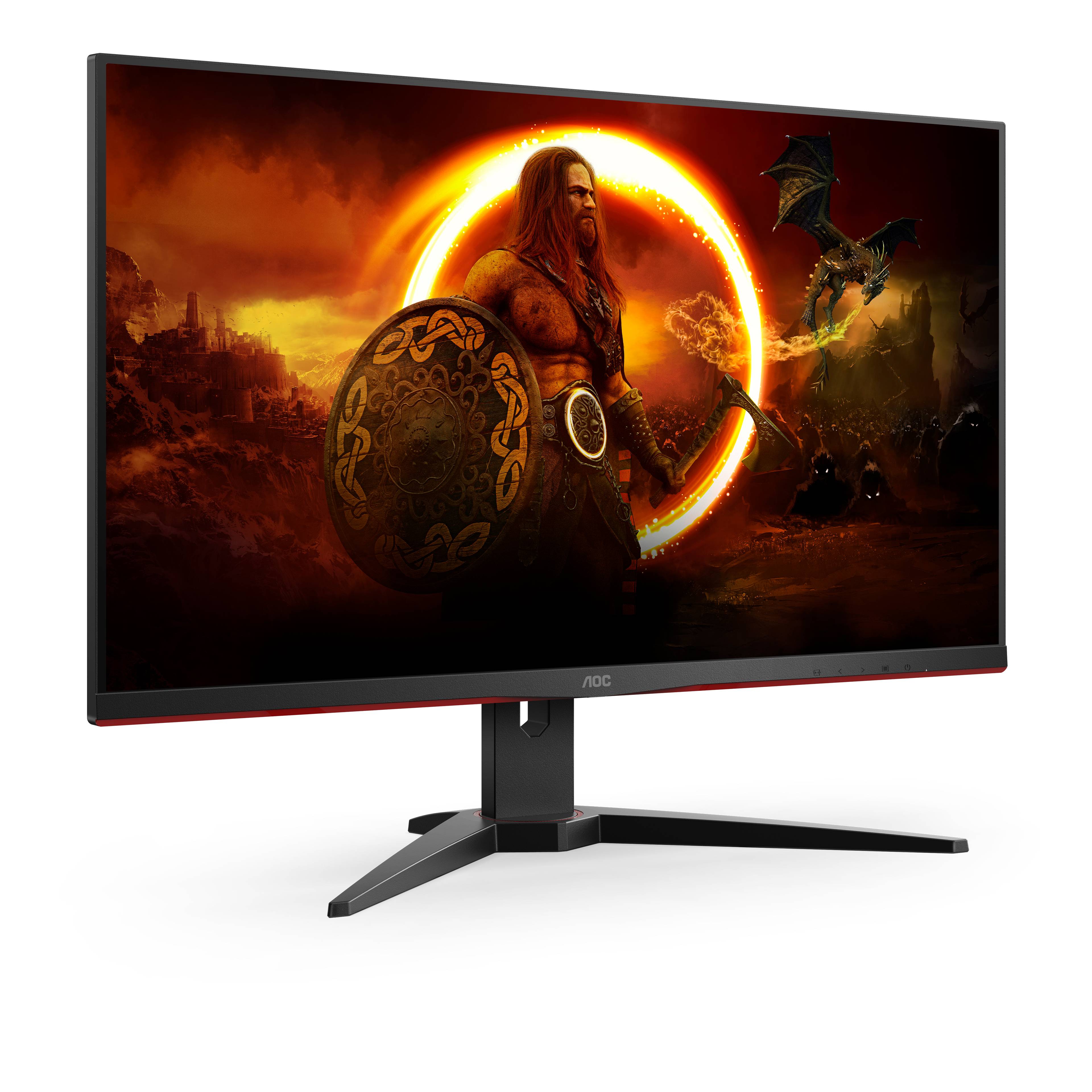 Rca Informatique - image du produit : U28G2AE/BK 28IN IPS 4K UHD 60HZ 300CD/4MS/2HDMI/DP