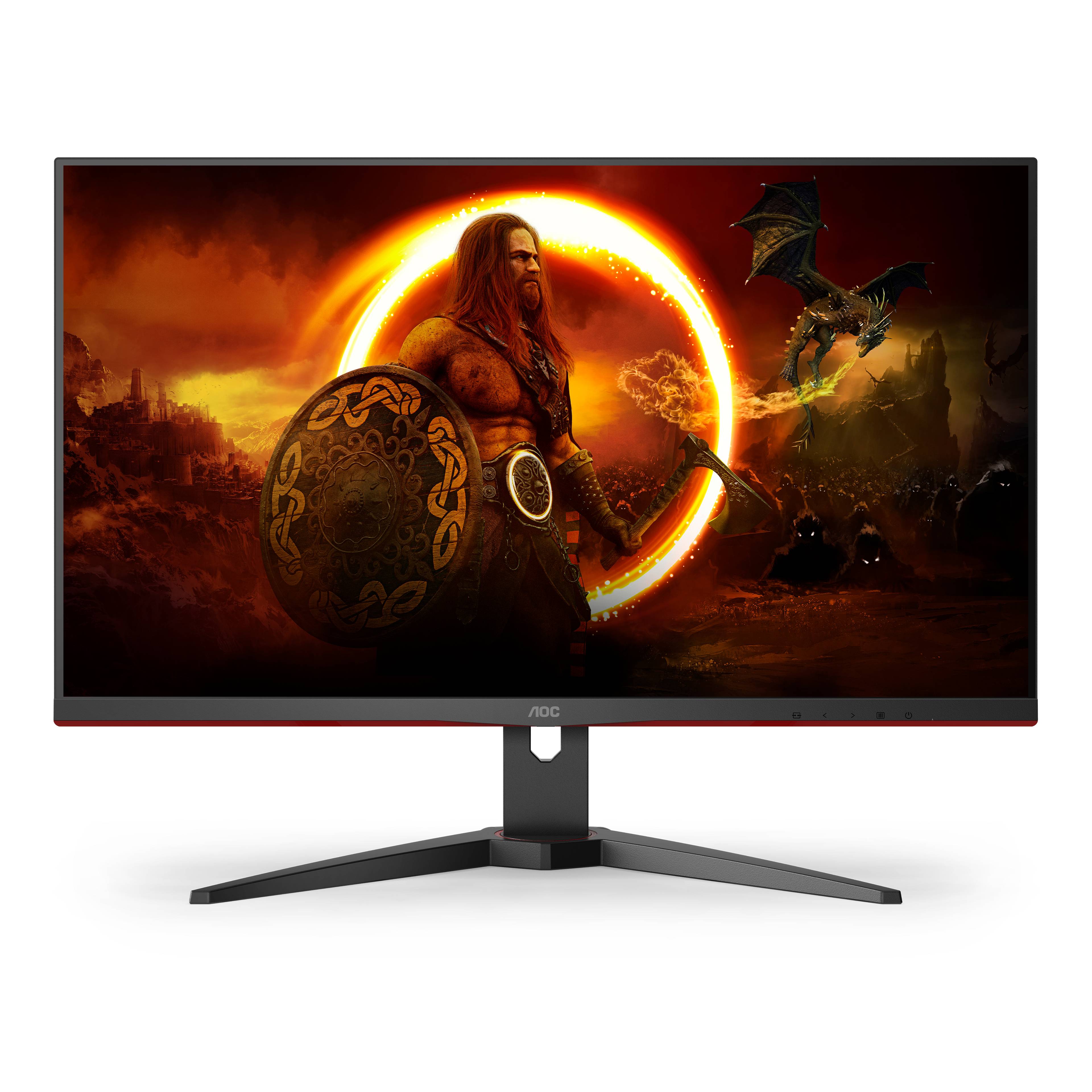 Rca Informatique - image du produit : U28G2AE/BK 28IN IPS 4K UHD 60HZ 300CD/4MS/2HDMI/DP