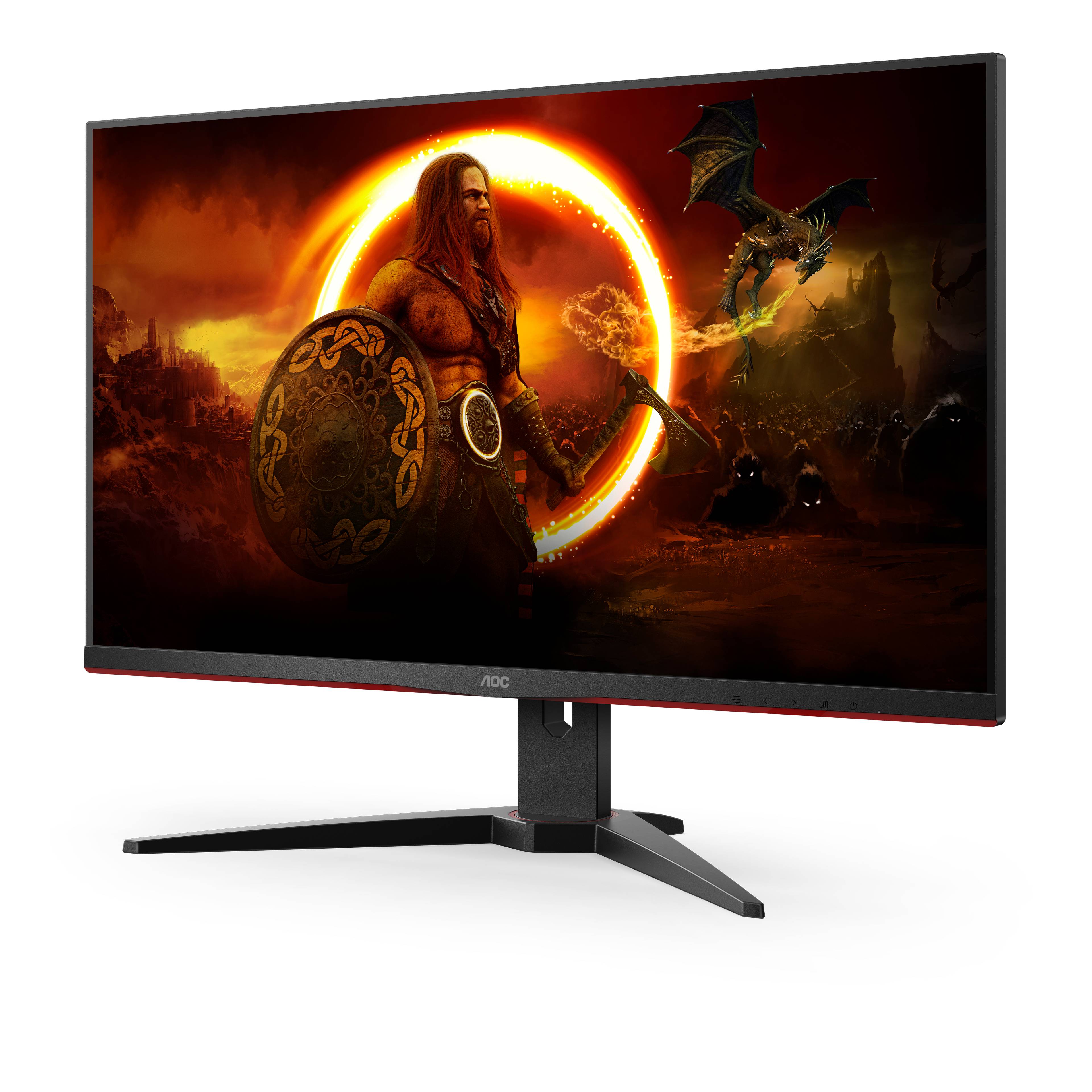 Rca Informatique - image du produit : U28G2AE/BK 28IN IPS 4K UHD 60HZ 300CD/4MS/2HDMI/DP