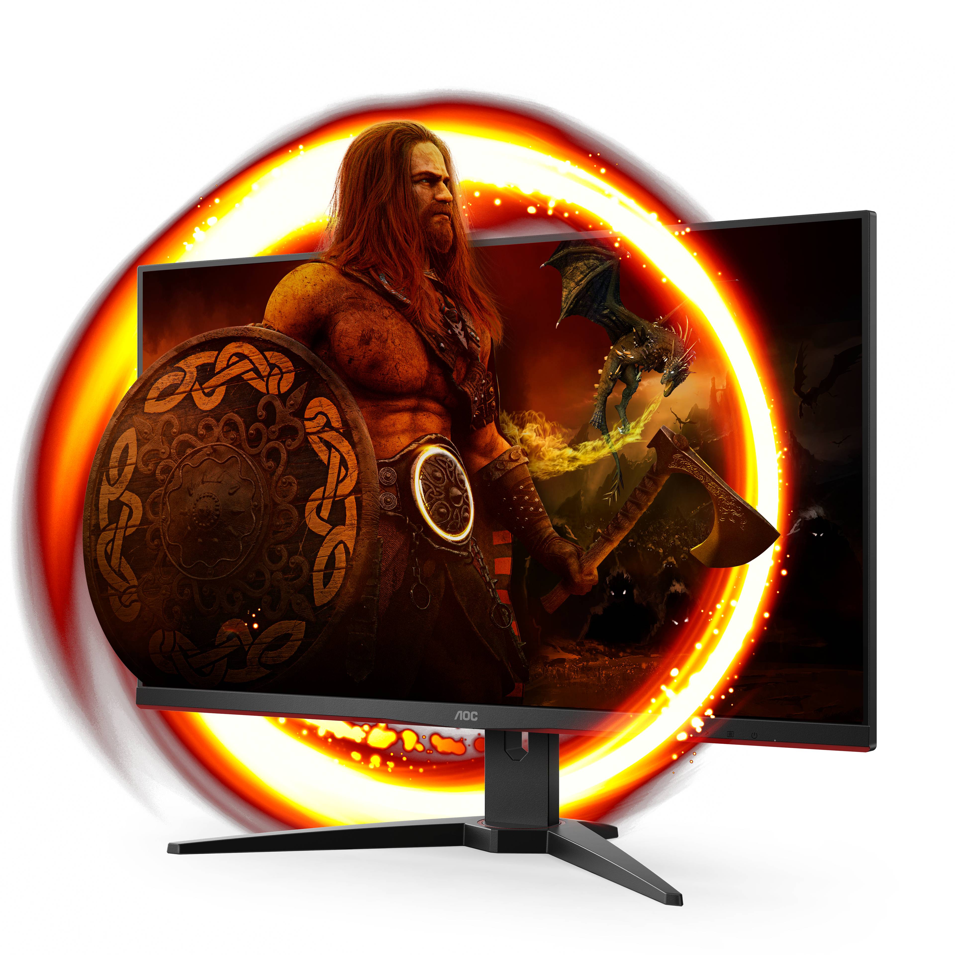 Rca Informatique - image du produit : U28G2AE/BK 28IN IPS 4K UHD 60HZ 300CD/4MS/2HDMI/DP