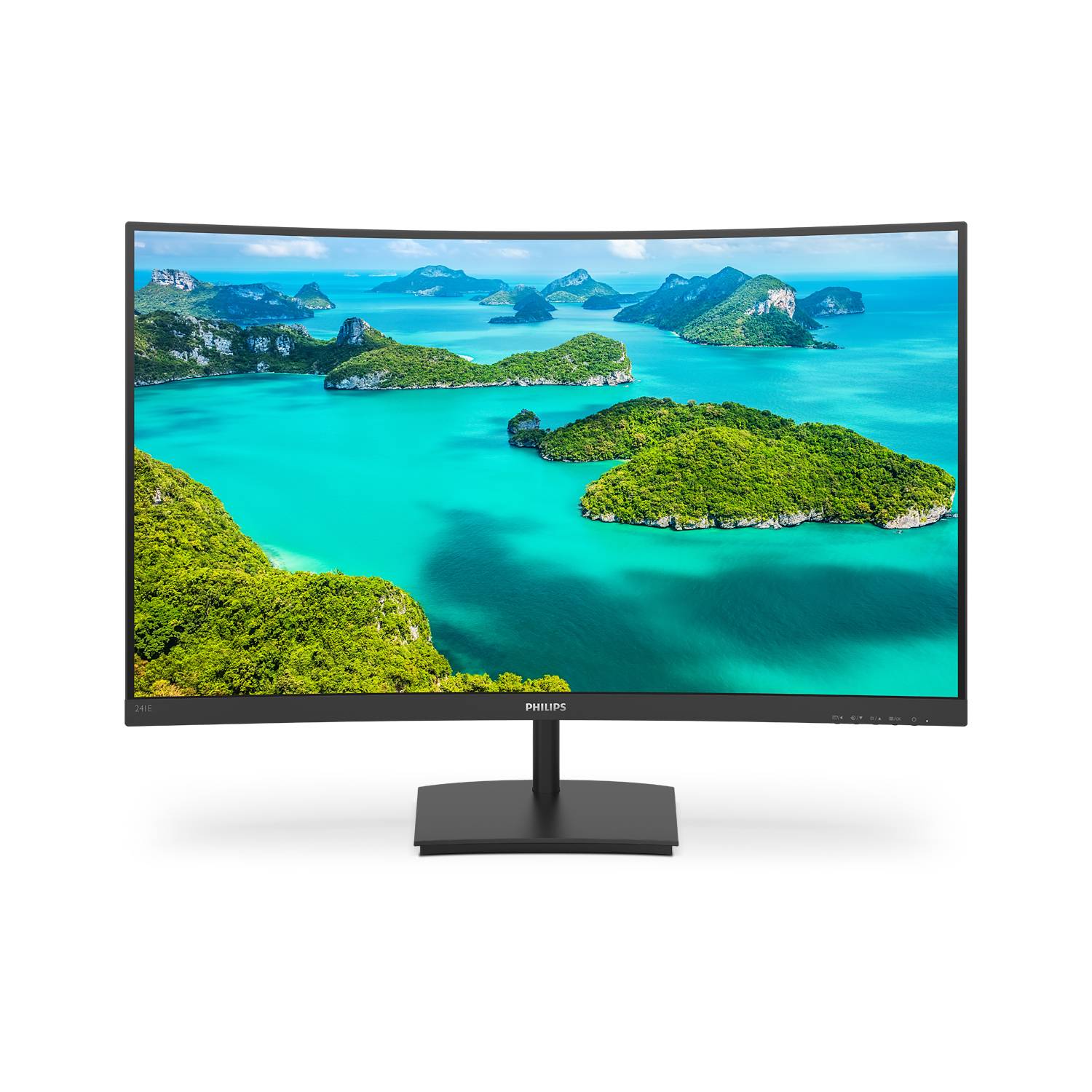 Rca Informatique - image du produit : 241E1SC/00 CURV 23.6IN VA LCD FHD 250CD/3000:1/4MS/HDMI/VGA