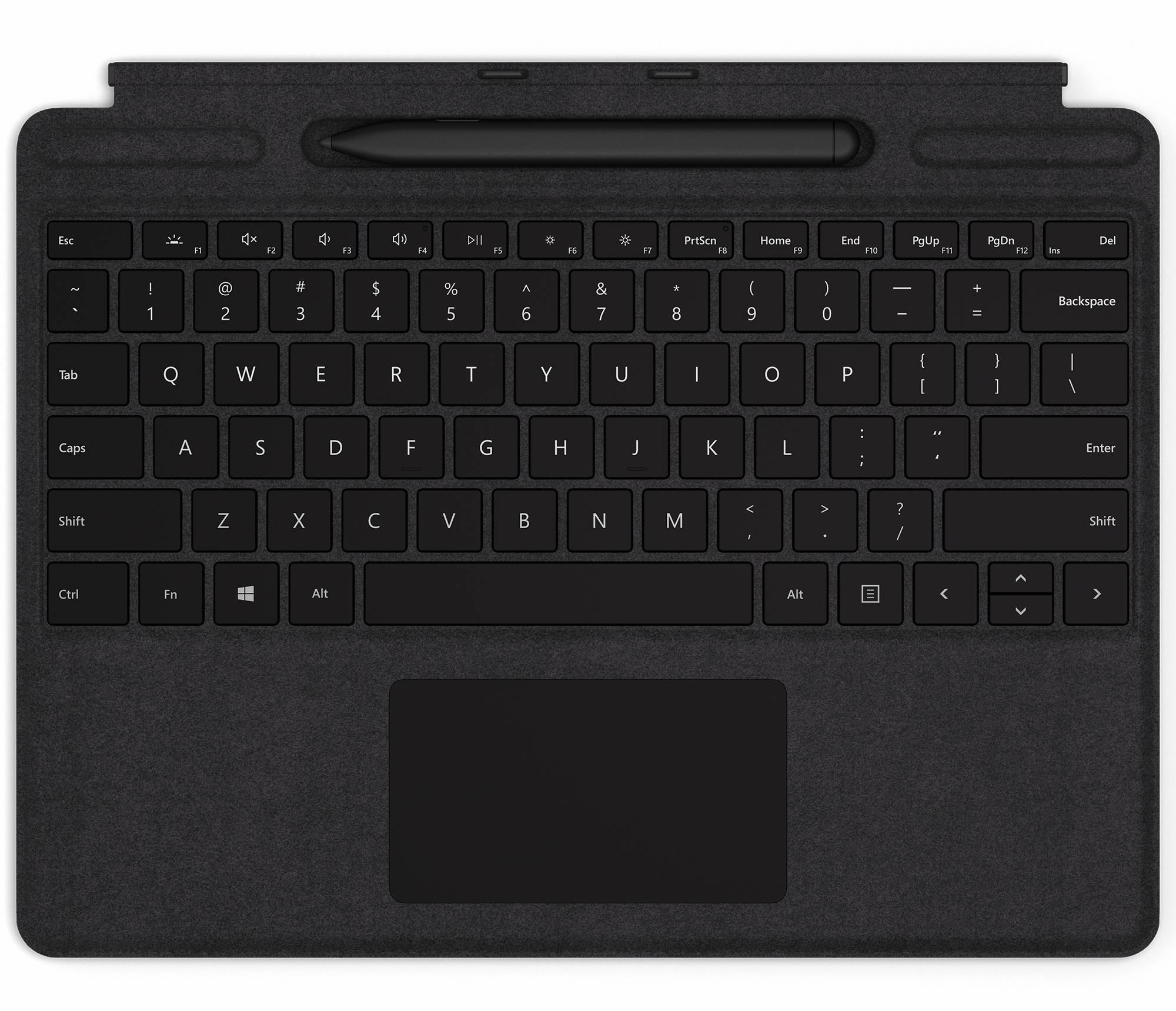 Rca Informatique - image du produit : SURFACE PRO SLIM PEN BUNDLE KEYBOARD BELGIUM/FRANCE BLACK