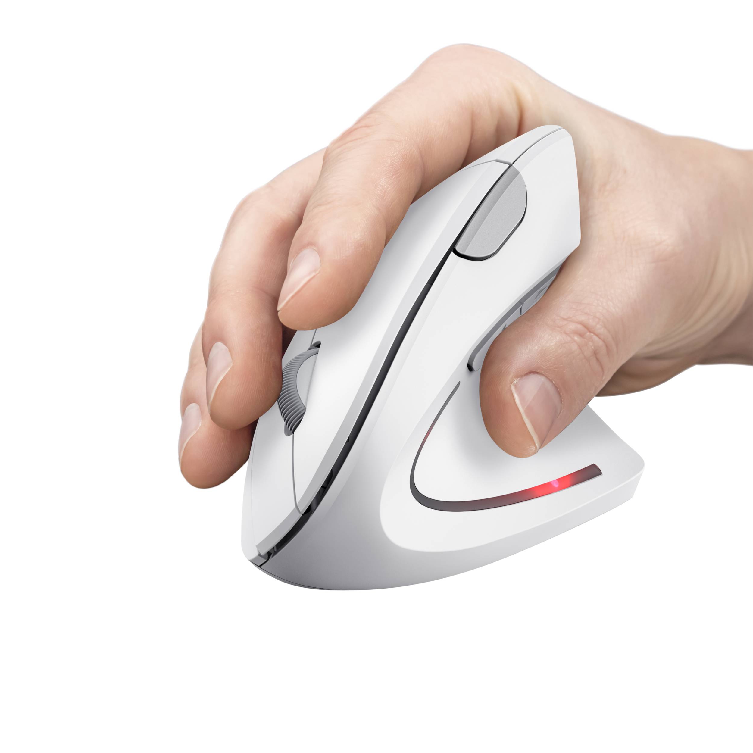 Rca Informatique - image du produit : VERTO WIRELESS ERGO MOUSE WHITE