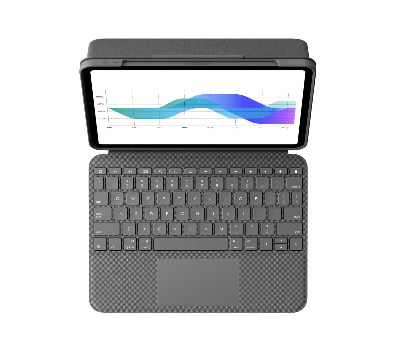 Rca Informatique - image du produit : FOLIO TOUCH GREY ESP MEDITER .