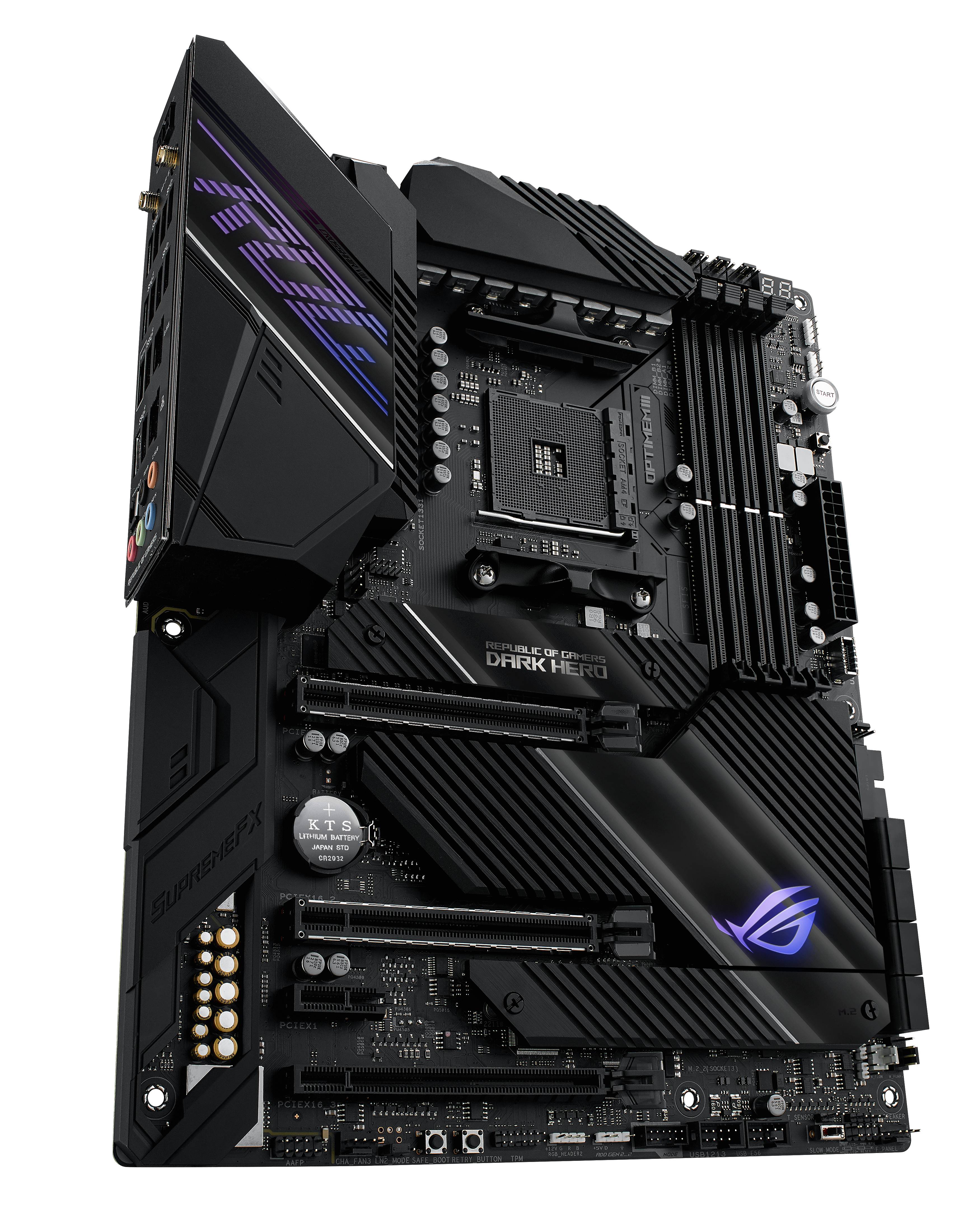 Rca Informatique - image du produit : ROG CROSSHAIR VIII DARK HERO ATX +2GLN+U3.2+M2 SATA6+4XDDR4