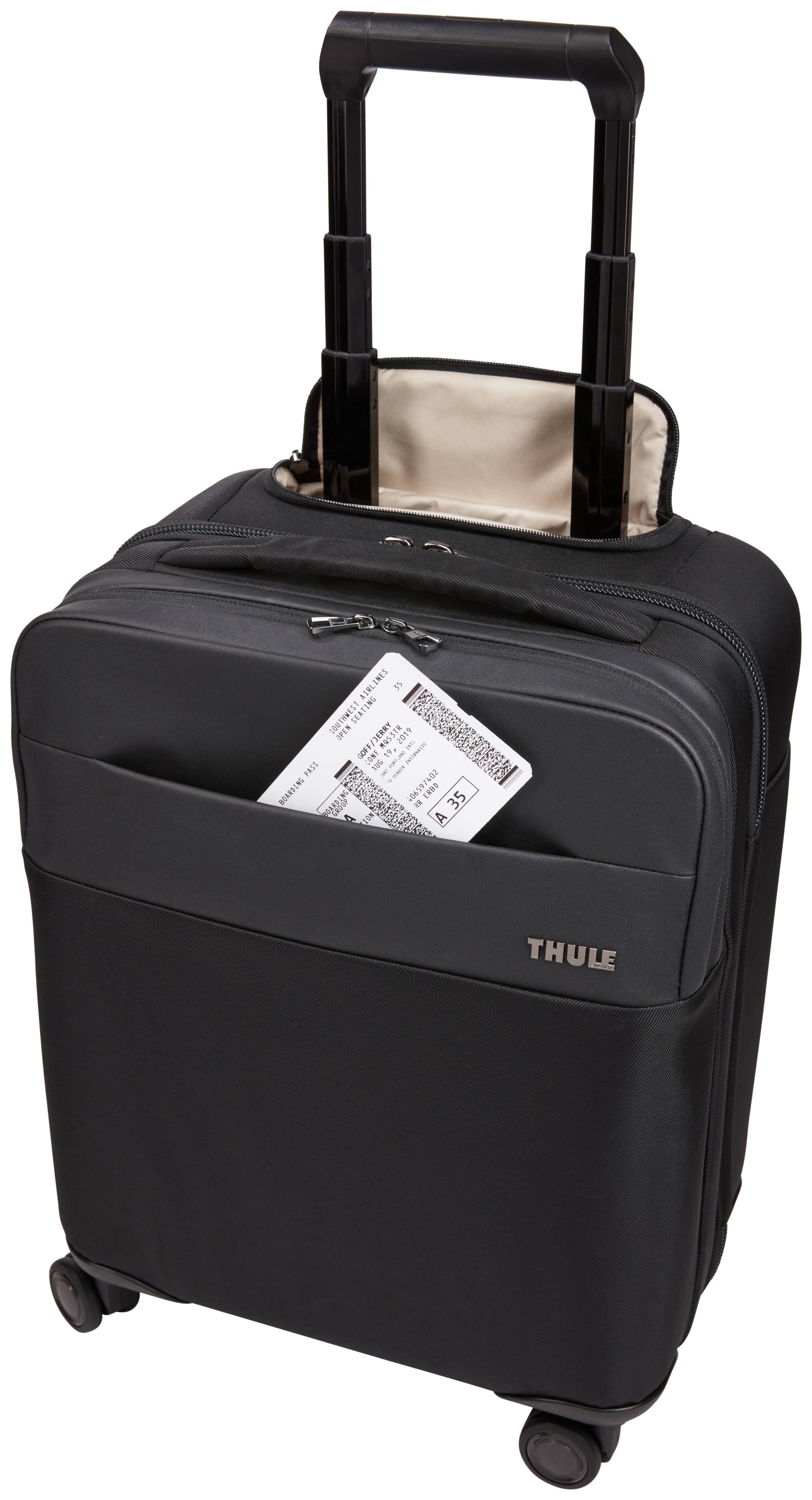 Rca Informatique - image du produit : SPIRA COMPACT CARRY ON SPINNER BLACK