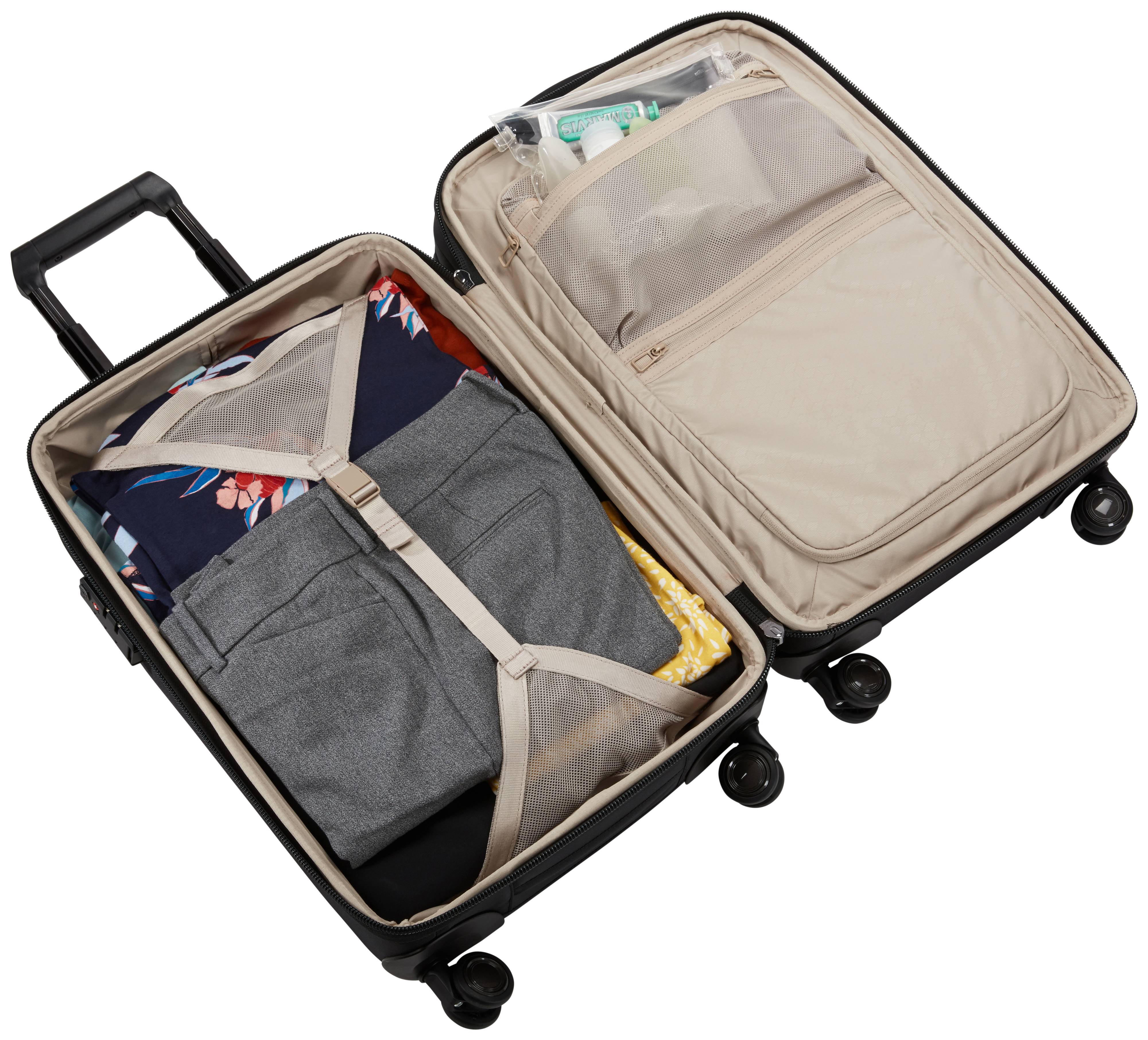 Rca Informatique - image du produit : SPIRA CARRY ON SPINNER BLACK .