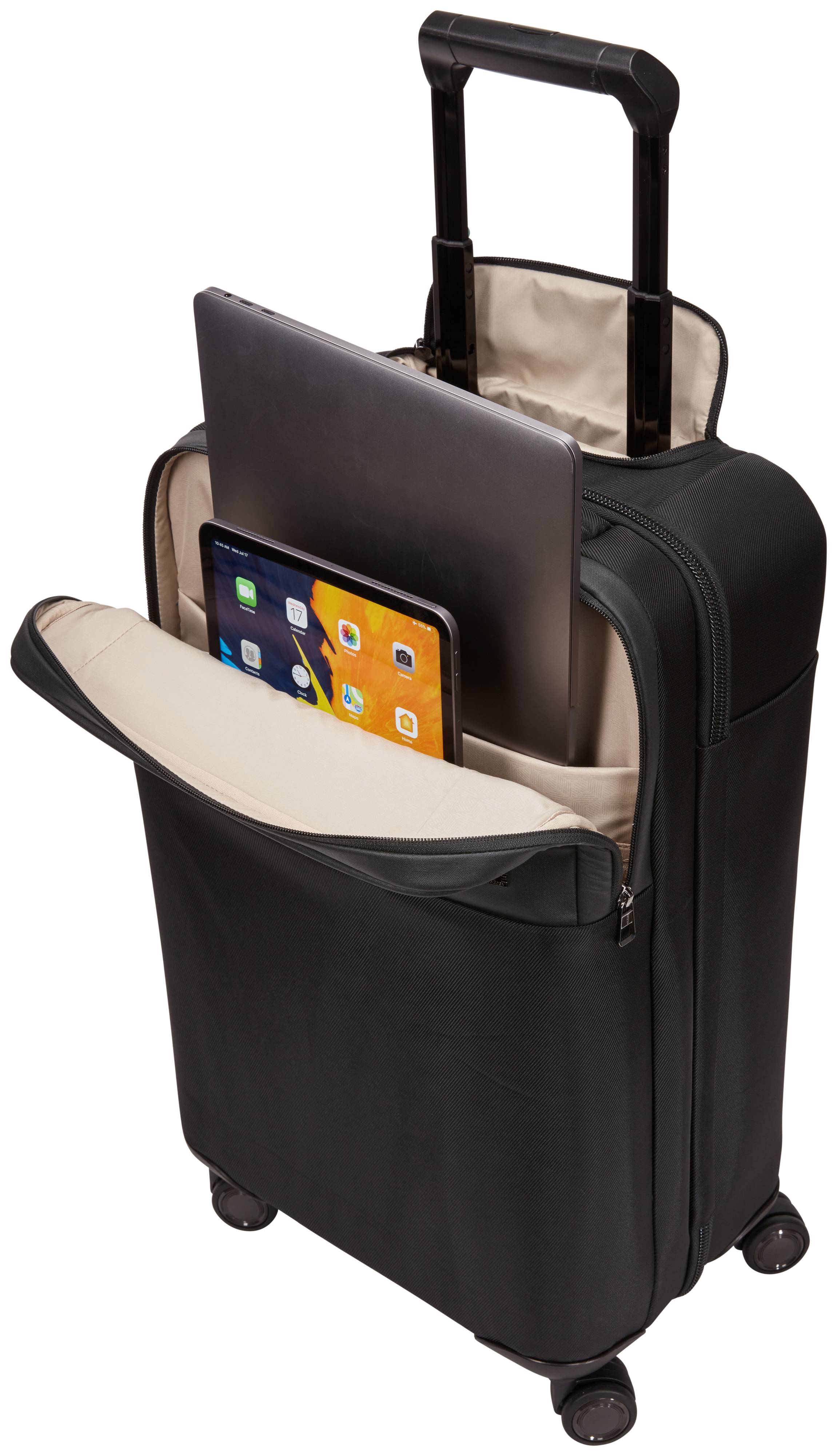 Rca Informatique - image du produit : SPIRA CARRY ON SPINNER BLACK .