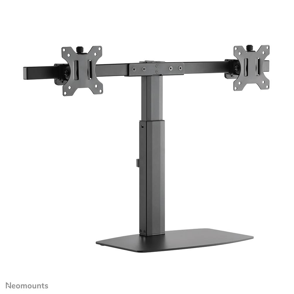 Rca Informatique - image du produit : DESK MOUNT DUAL 19-27IN BLACK STAND 75X75TO100X100