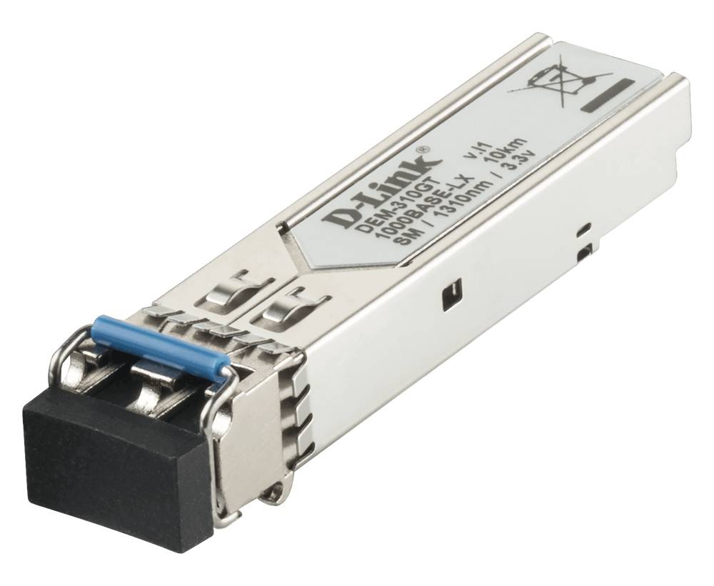 Rca Informatique - image du produit : 1-PORT MINI-GBIC SFP TO 1000BASELX 10KM FOR ALL - TRAY O