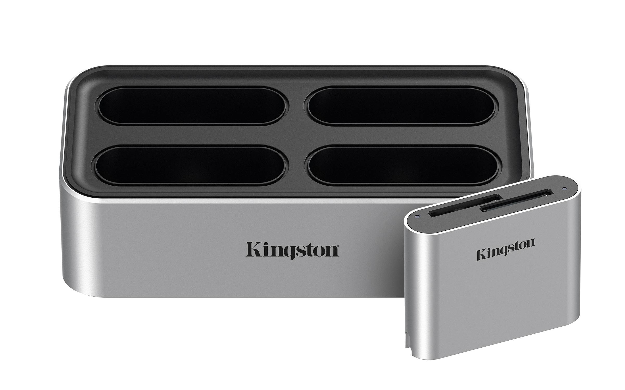 Rca Informatique - Image du produit : WORKFLOW STATION DOCK DUALSLOT USB-C 3.2 GEN2 UHS-II SD CARDR