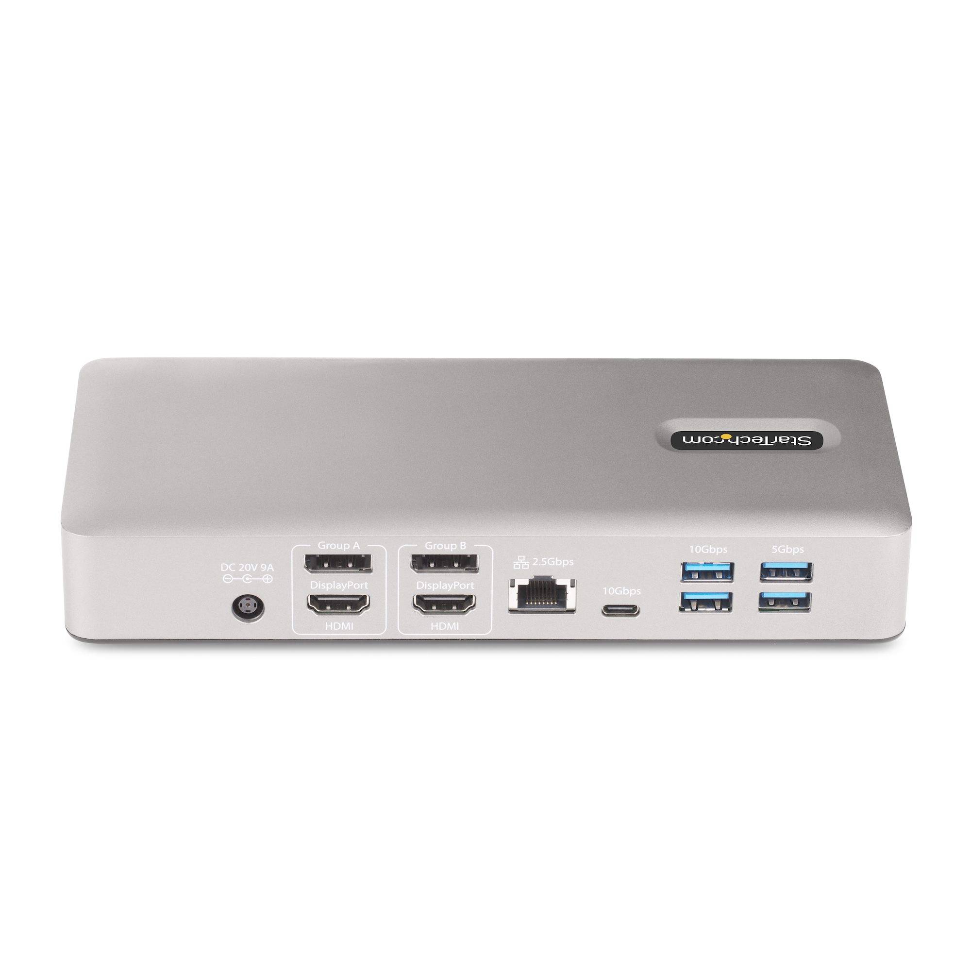 Rca Informatique - image du produit : THUNDERBOLT 4 DOCKING STATION - 2X HDMI 2X DISPLAYPORT - 98W PD