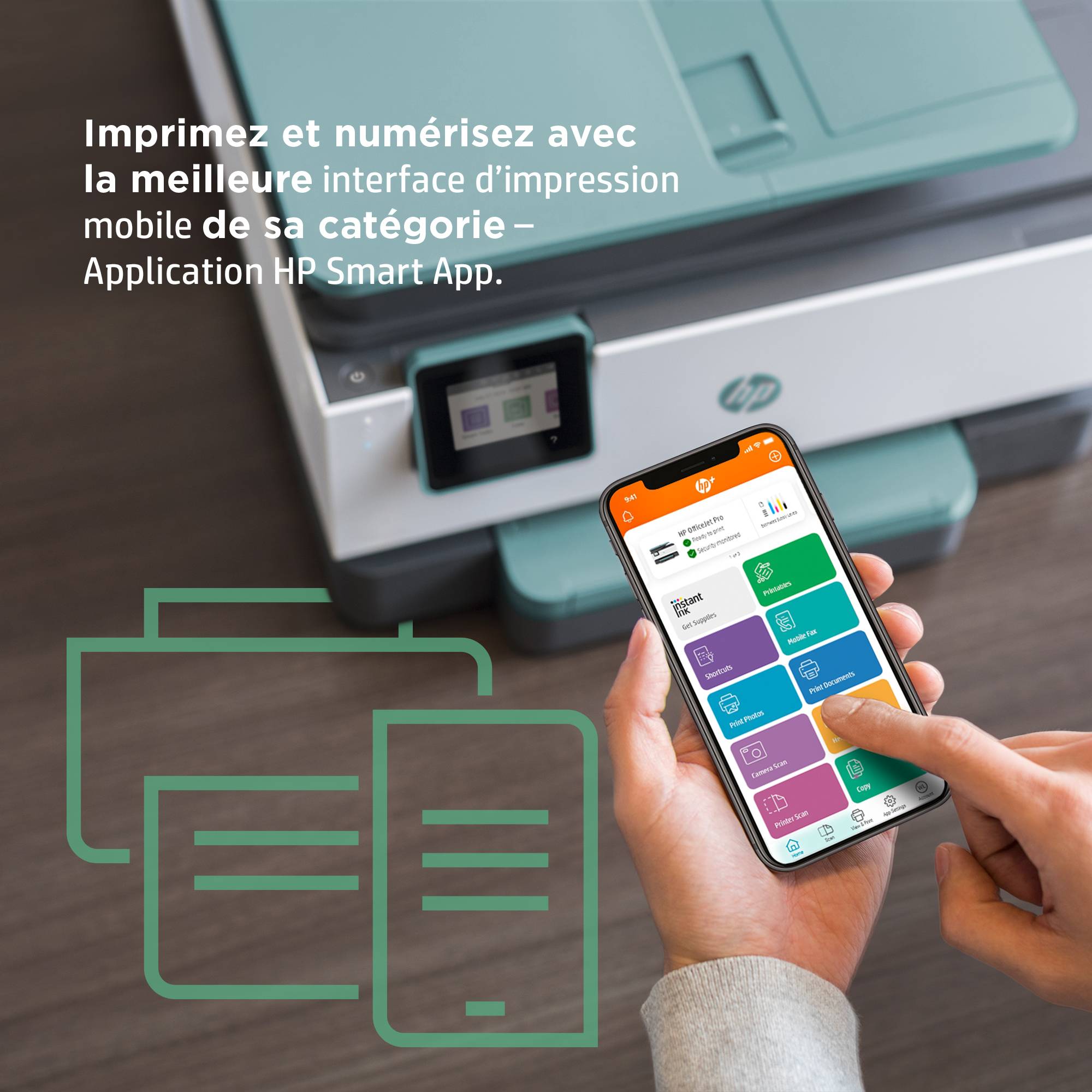 Rca Informatique - image du produit : OFFICEJET PRO 9015E ALL-IN-ONE PRINTER WHITE + OASIS DERIVATE