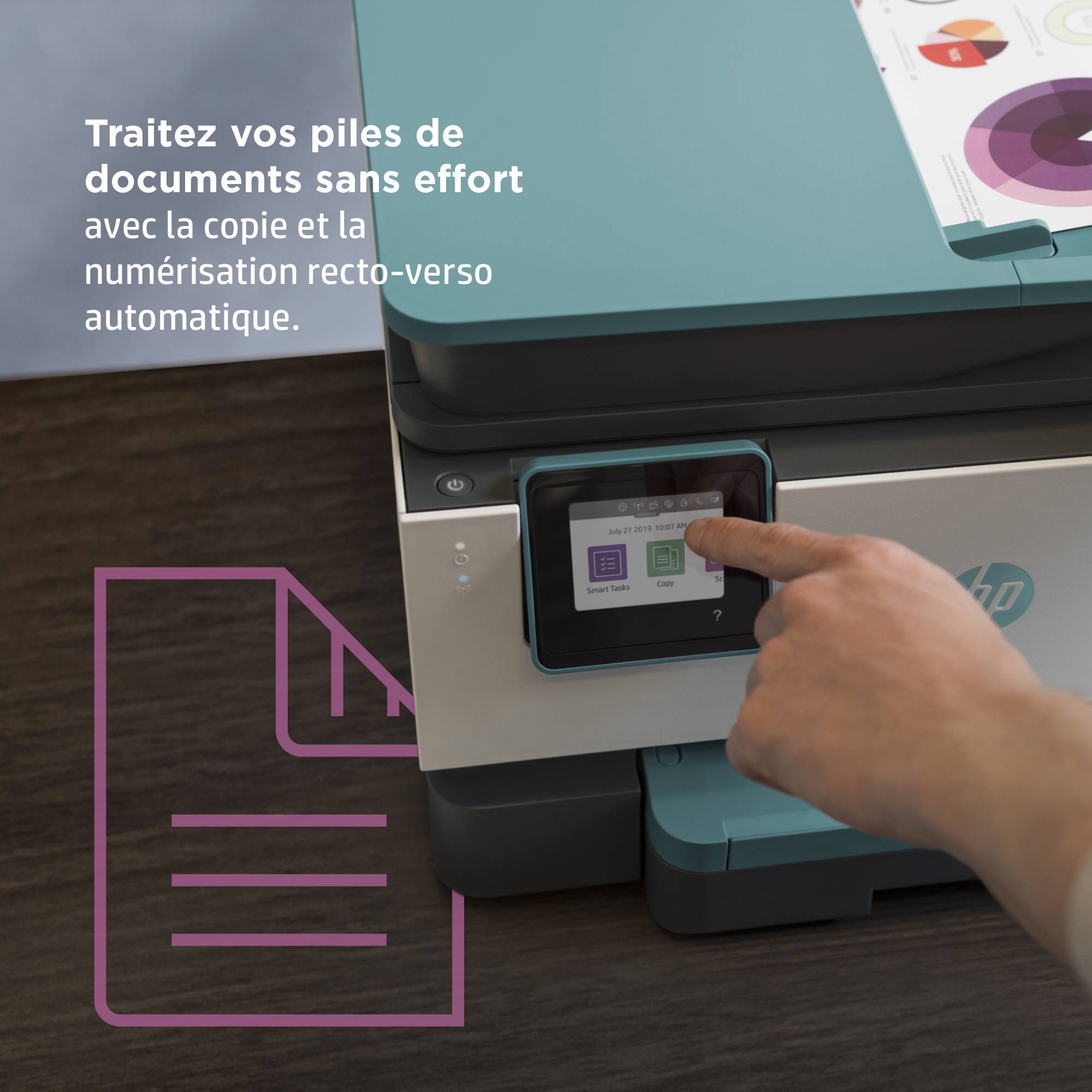 Rca Informatique - image du produit : OFFICEJET PRO 9015E ALL-IN-ONE PRINTER WHITE + OASIS DERIVATE