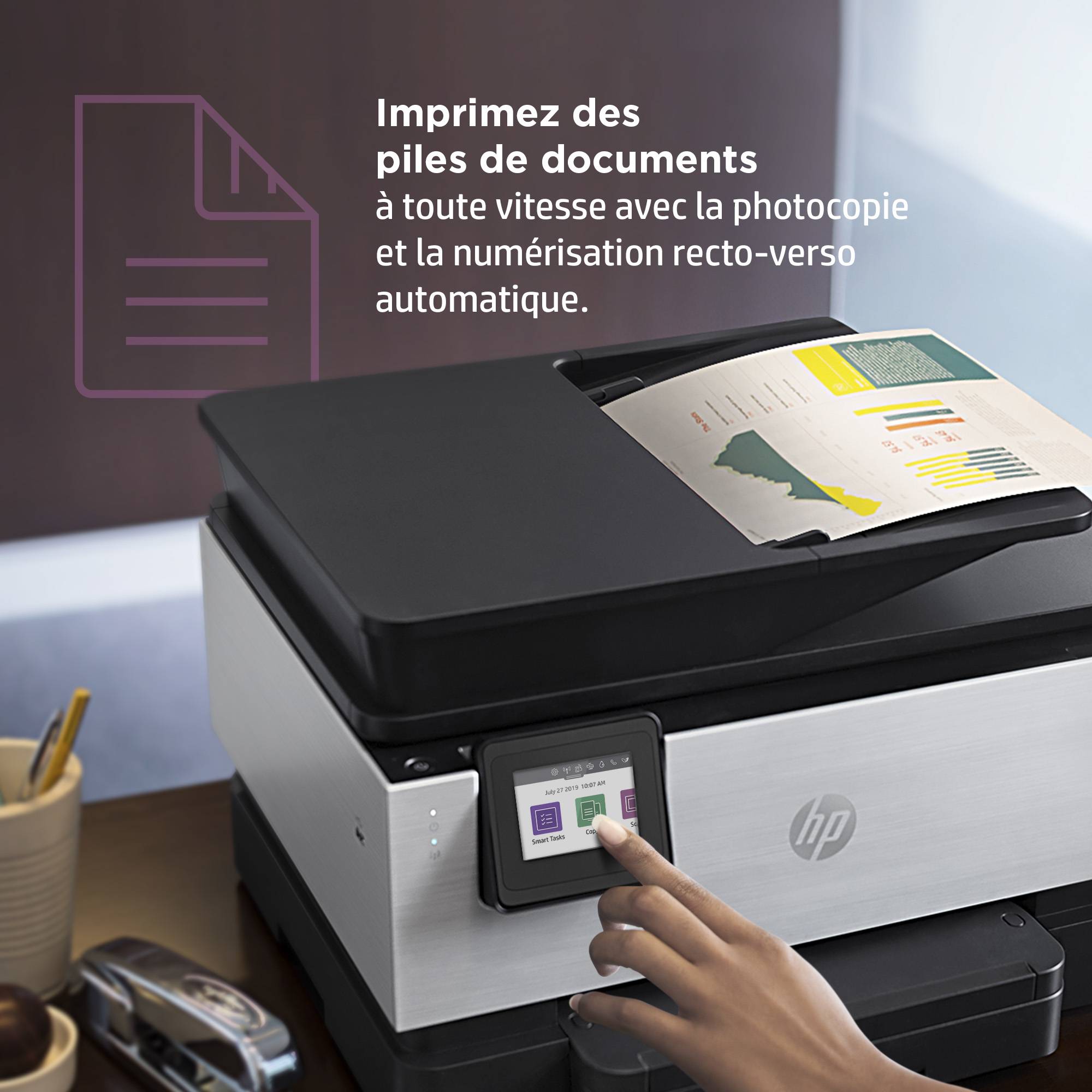 Rca Informatique - image du produit : OFFICEJET PRO 9019E AIO 4800X1200 28PPM PRNT/CPY/SCN