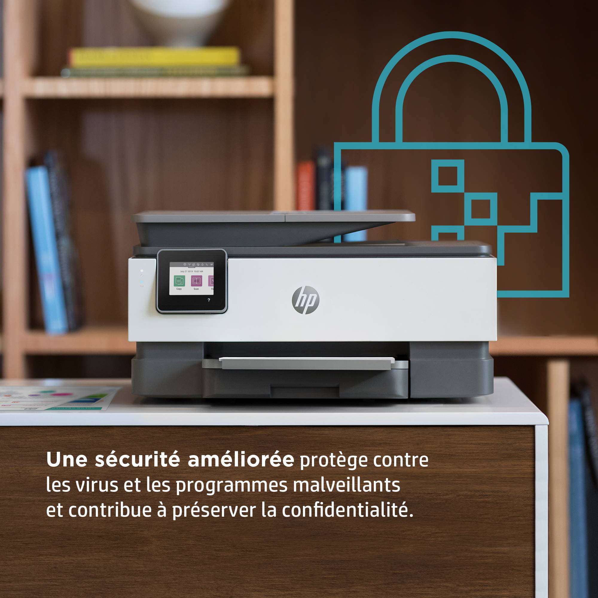 Rca Informatique - image du produit : OFFICEJET PRO 8022E AIO PRINTER WHITE + BASALT