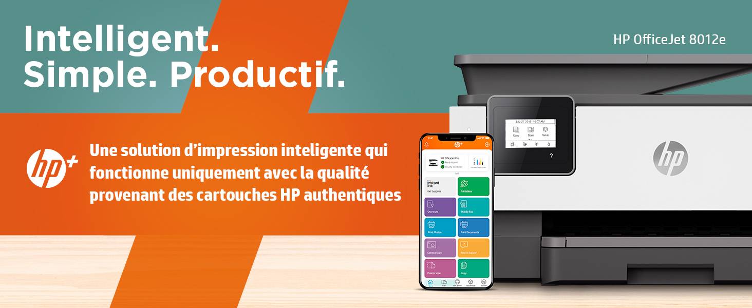 Rca Informatique - image du produit : OFFICEJET 8012E ALL-IN-ONE PRINTER WHITE + BASALT