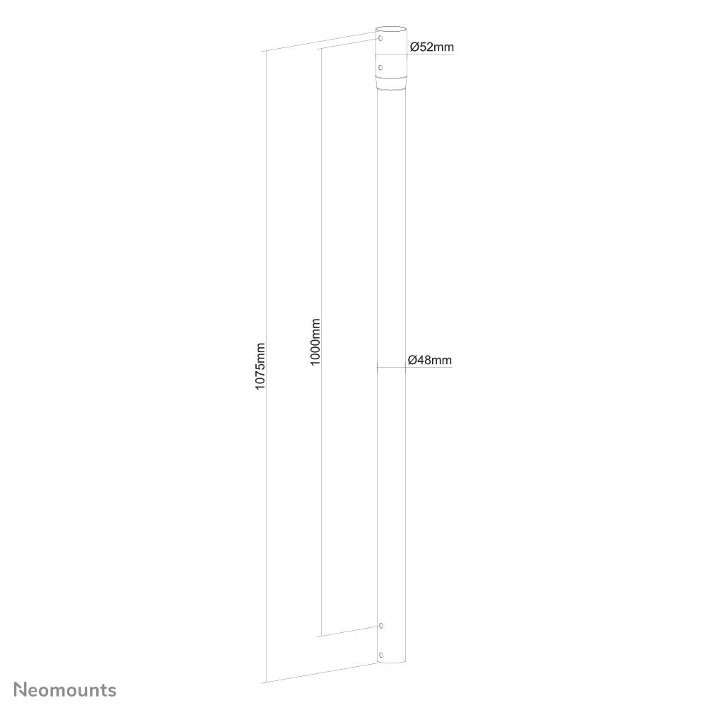 Rca Informatique - image du produit : 100 CM EXTENSION POLE FOR FPMA-C340BLACK