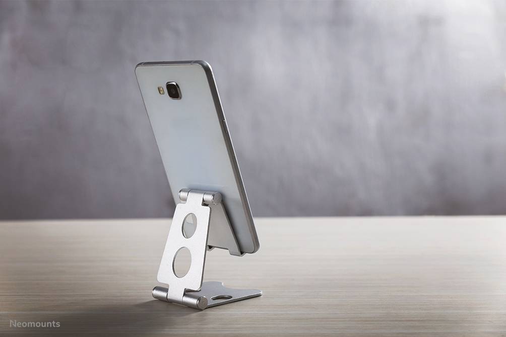 Rca Informatique - image du produit : NEWSTAR PHONE DESK STAND (SUITED FOR PHONES UP TO 6.5)