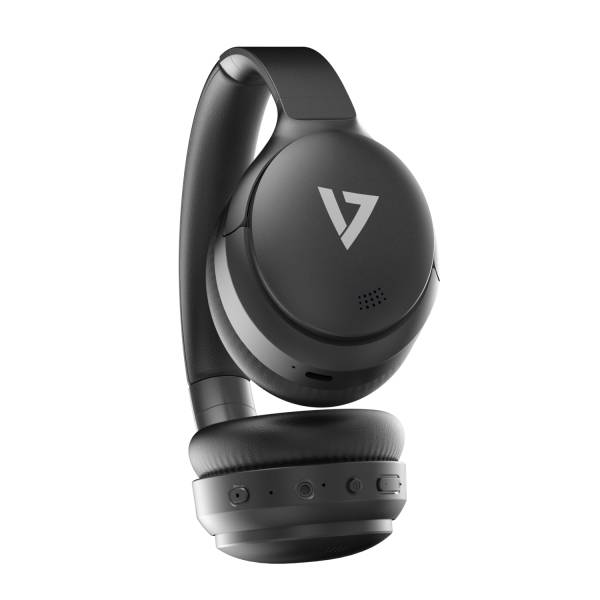 Rca Informatique - image du produit : CASQUE STEREO BLUETOOTH ANC NOIR AVEC MICRO