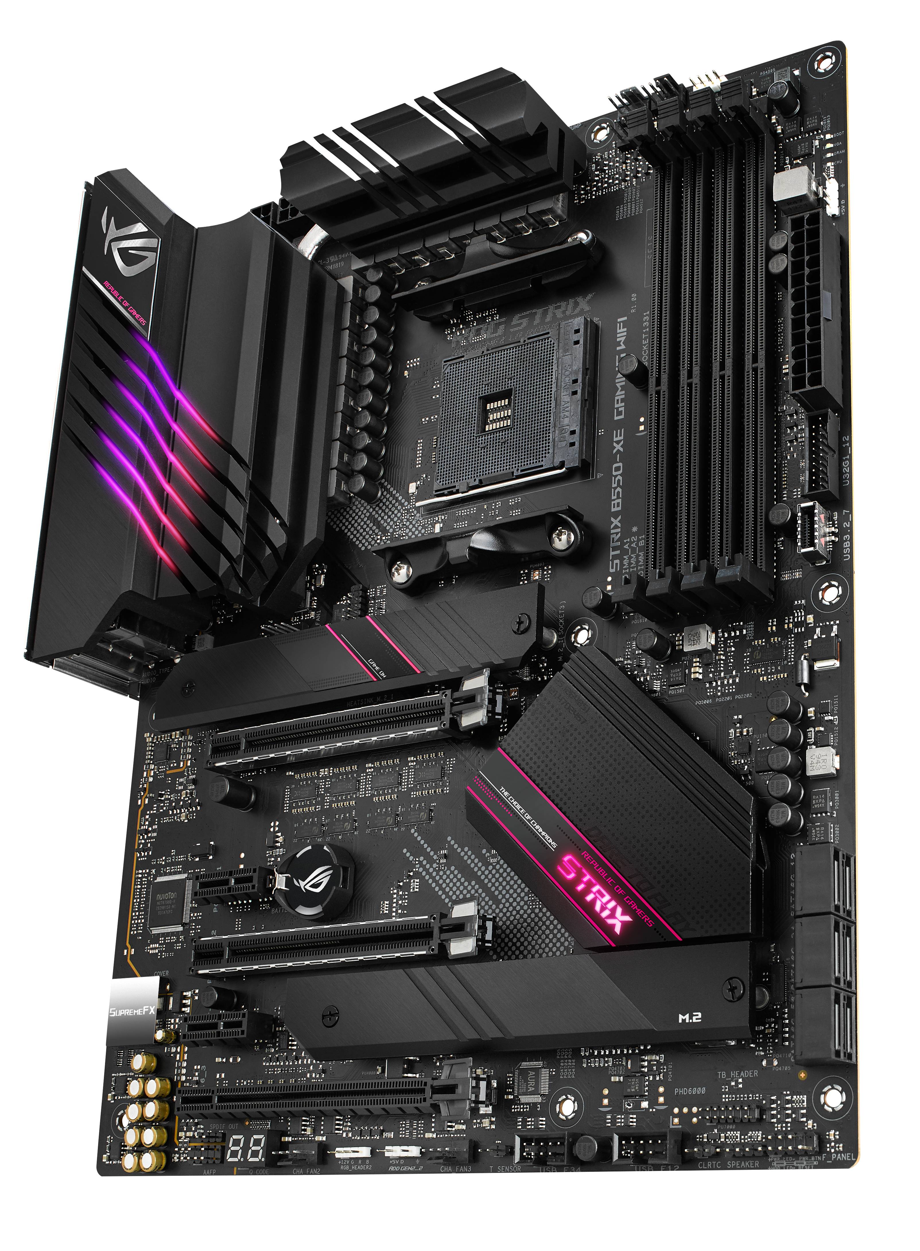 Rca Informatique - image du produit : ROG STRIX B550-XE GAMING WIFI ATX +2GLN+U3.2+M2 SATA6+4XDDR4