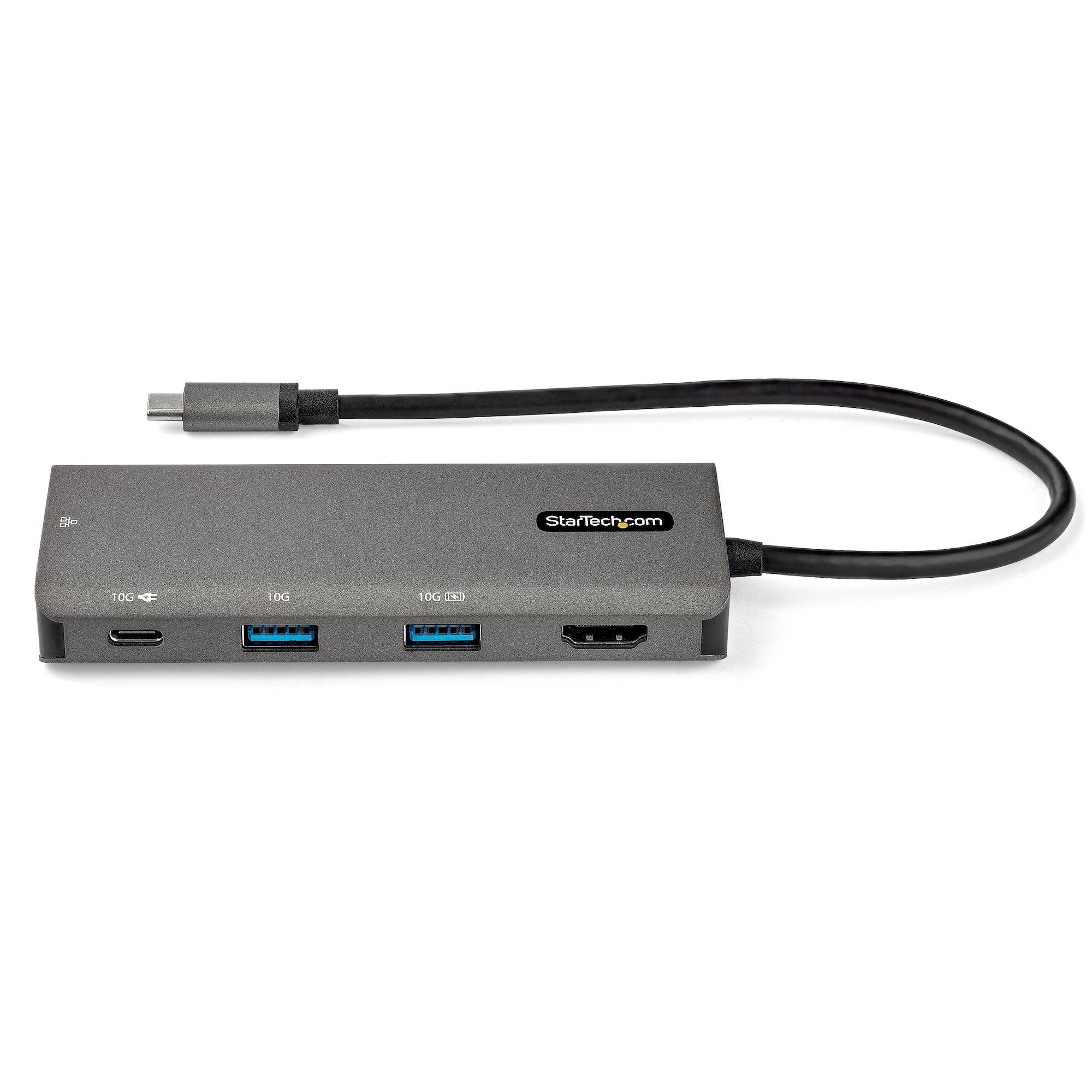 Rca Informatique - image du produit : ADAPTATEUR MULTIPORT USB-C 10GBPS HUB USB 4K HDMI 100W PD