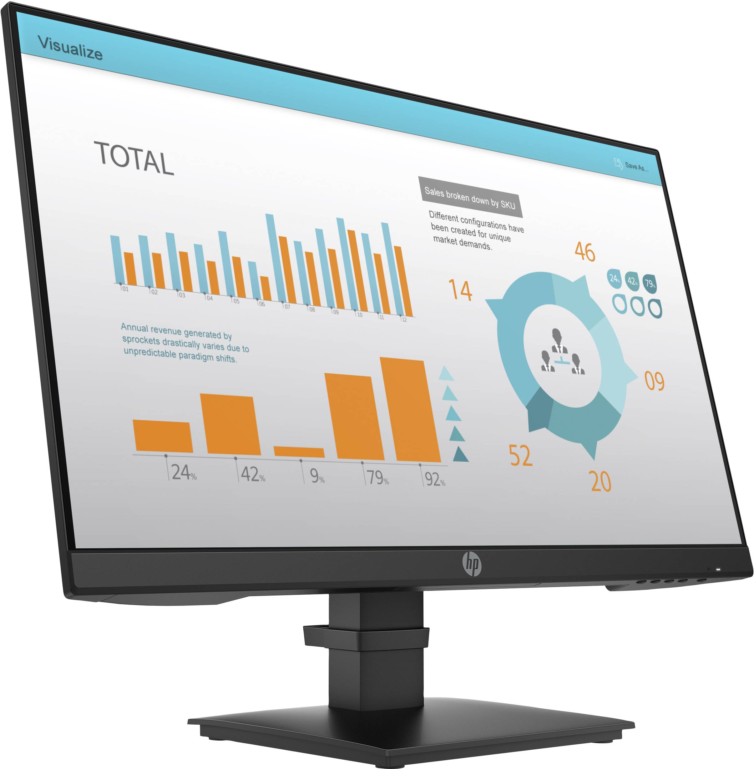 Rca Informatique - image du produit : MNTR P24 G4 FHD IN