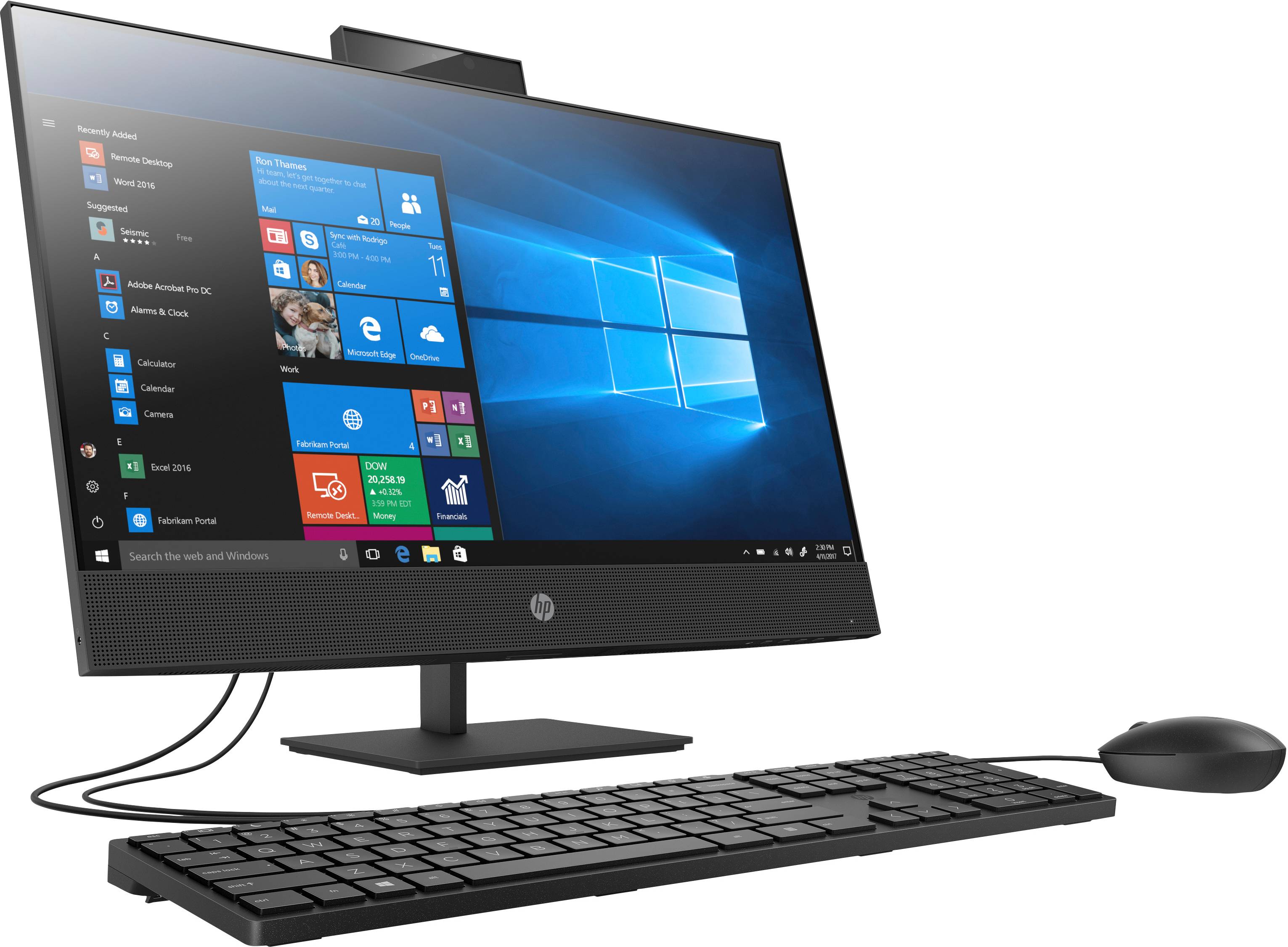 Rca Informatique - image du produit : 400G6PO AIO NT I3-10100T 1TB 32GB 20IN NOOD W10P