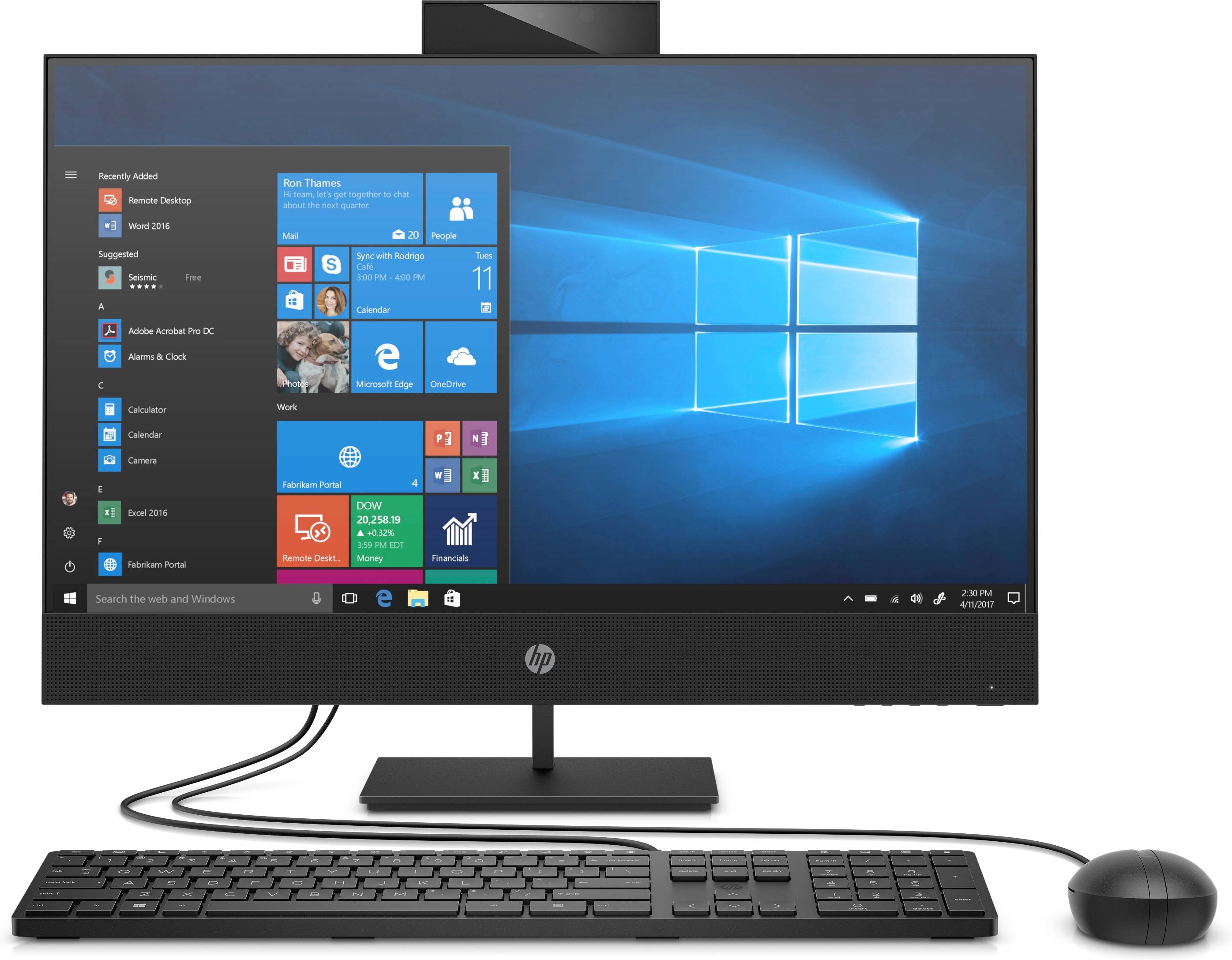 Rca Informatique - Image du produit : 400G6PO AIO NT I3-10100T 1TB 32GB 20IN NOOD W10P