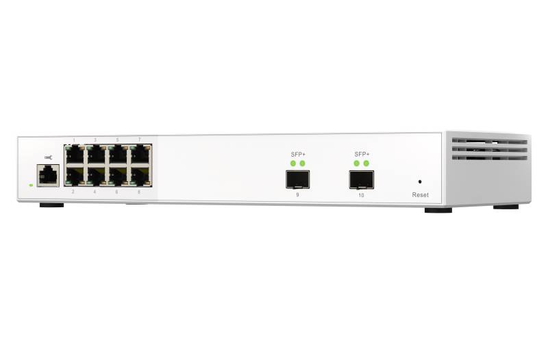 Rca Informatique - image du produit : WEBMANGED 8PORT SWITCH 2.5GBPS 2 PORT 10GBPS SFP+